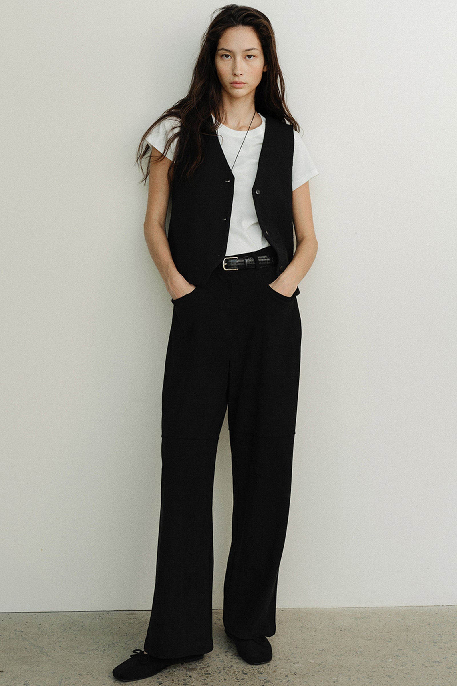 PANTALON EN SUÉDINE ANDY_NOIR