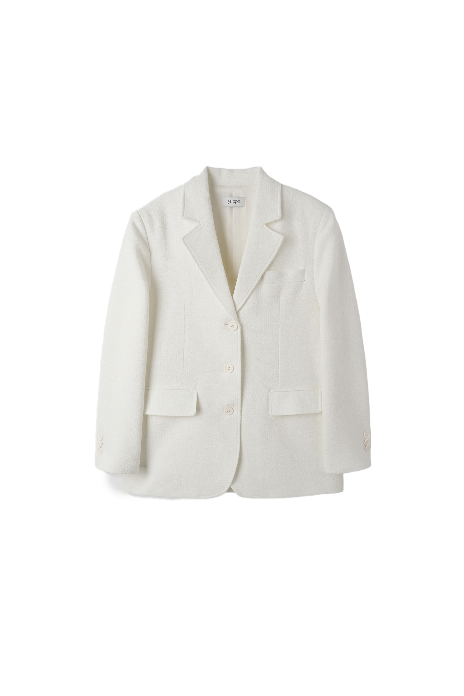OVER TWEED JACKET_IVORY