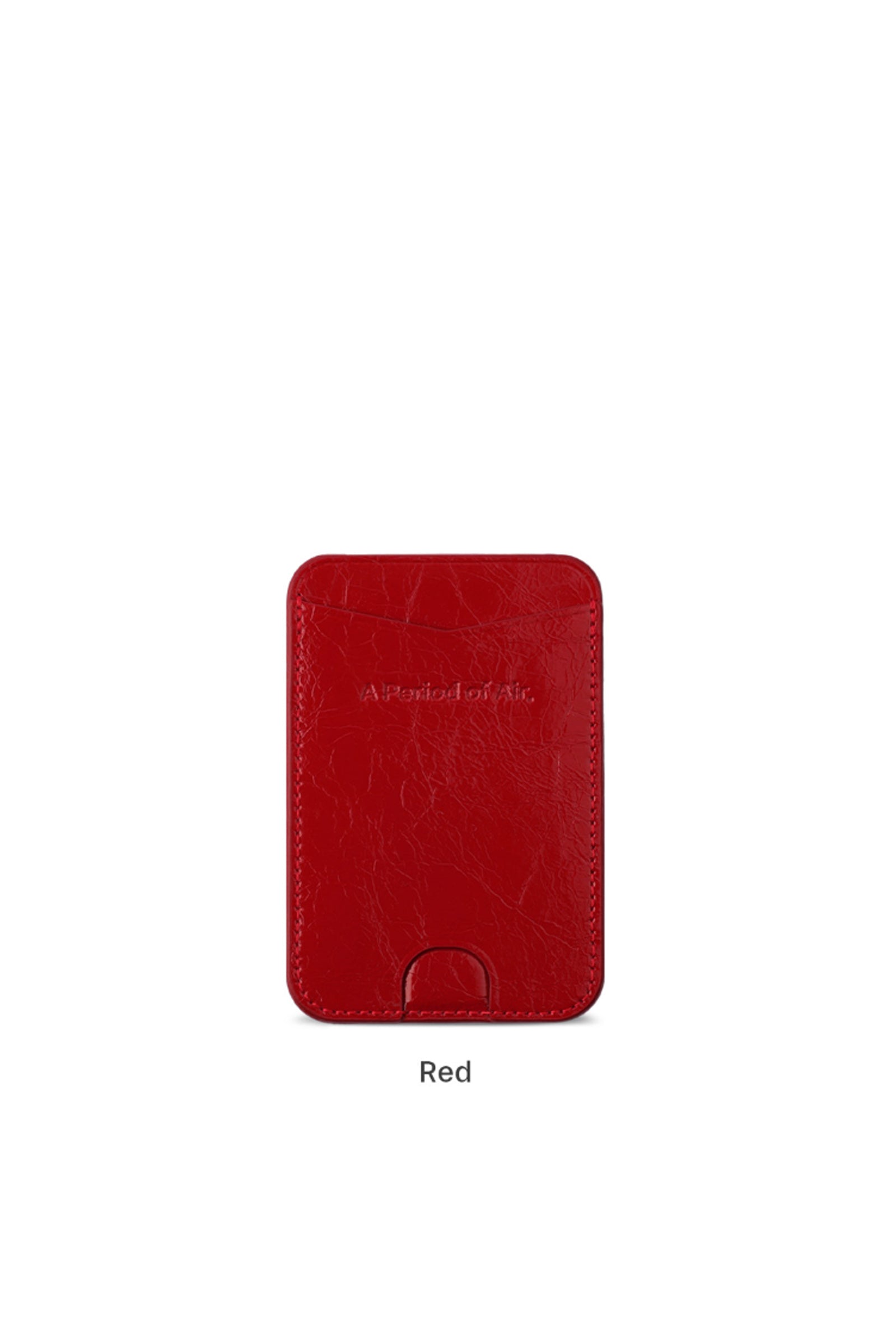 MAGSAFE LEATHER WALLET_RED