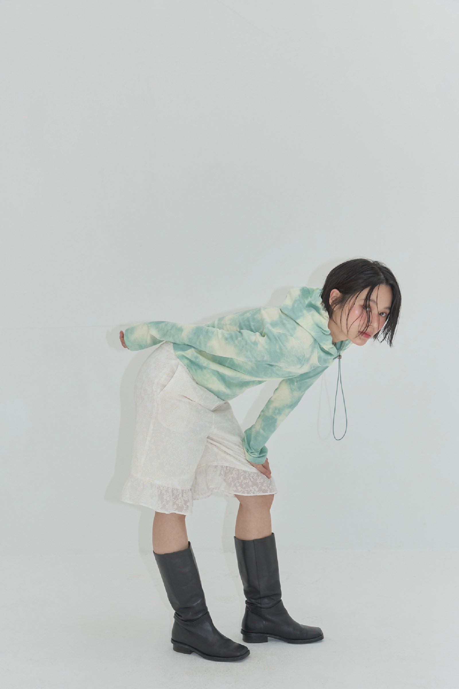 EMBROIDERED MIDI PANTS_ IVORY