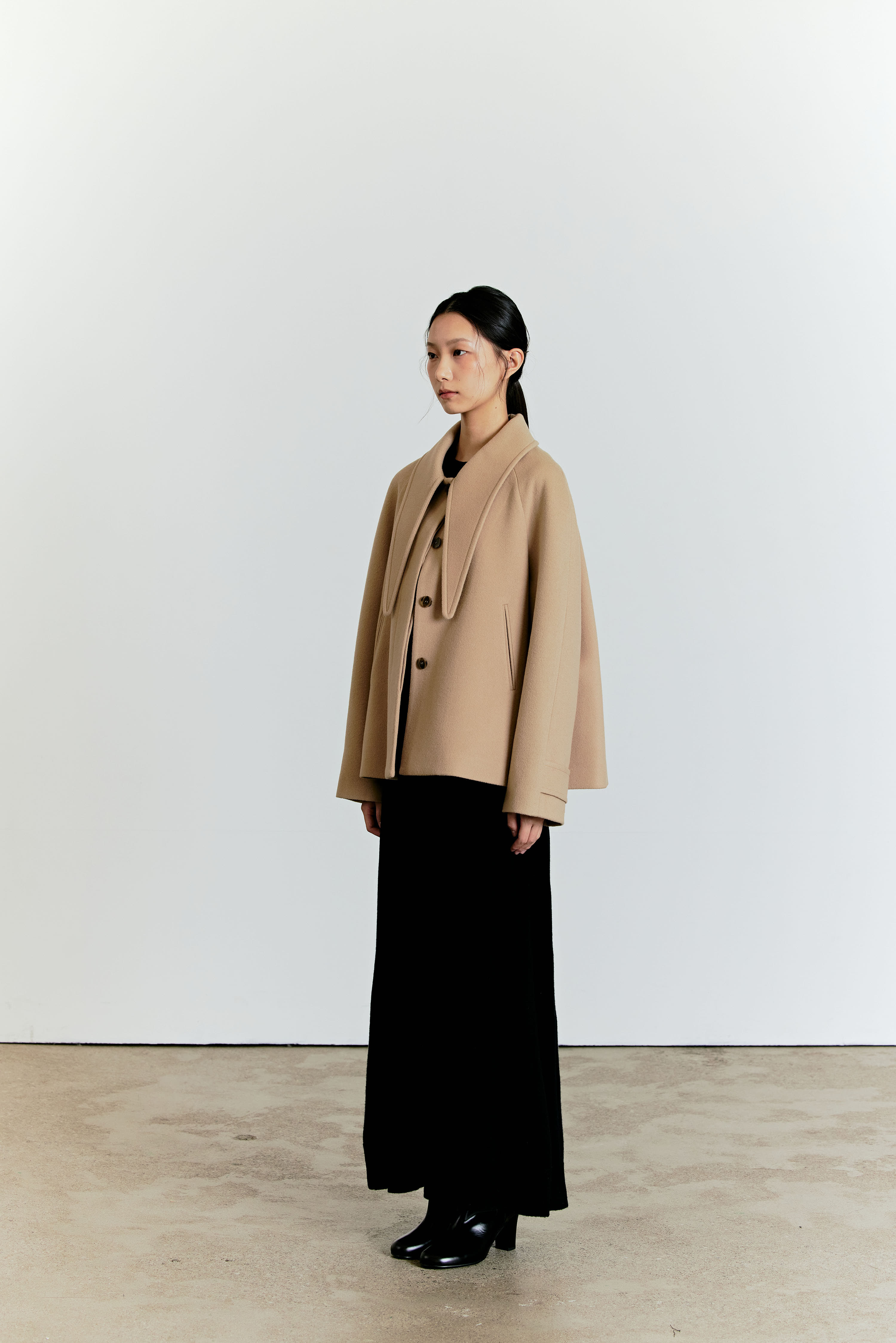 MANTEAU ÉCHARPE_BEIGE