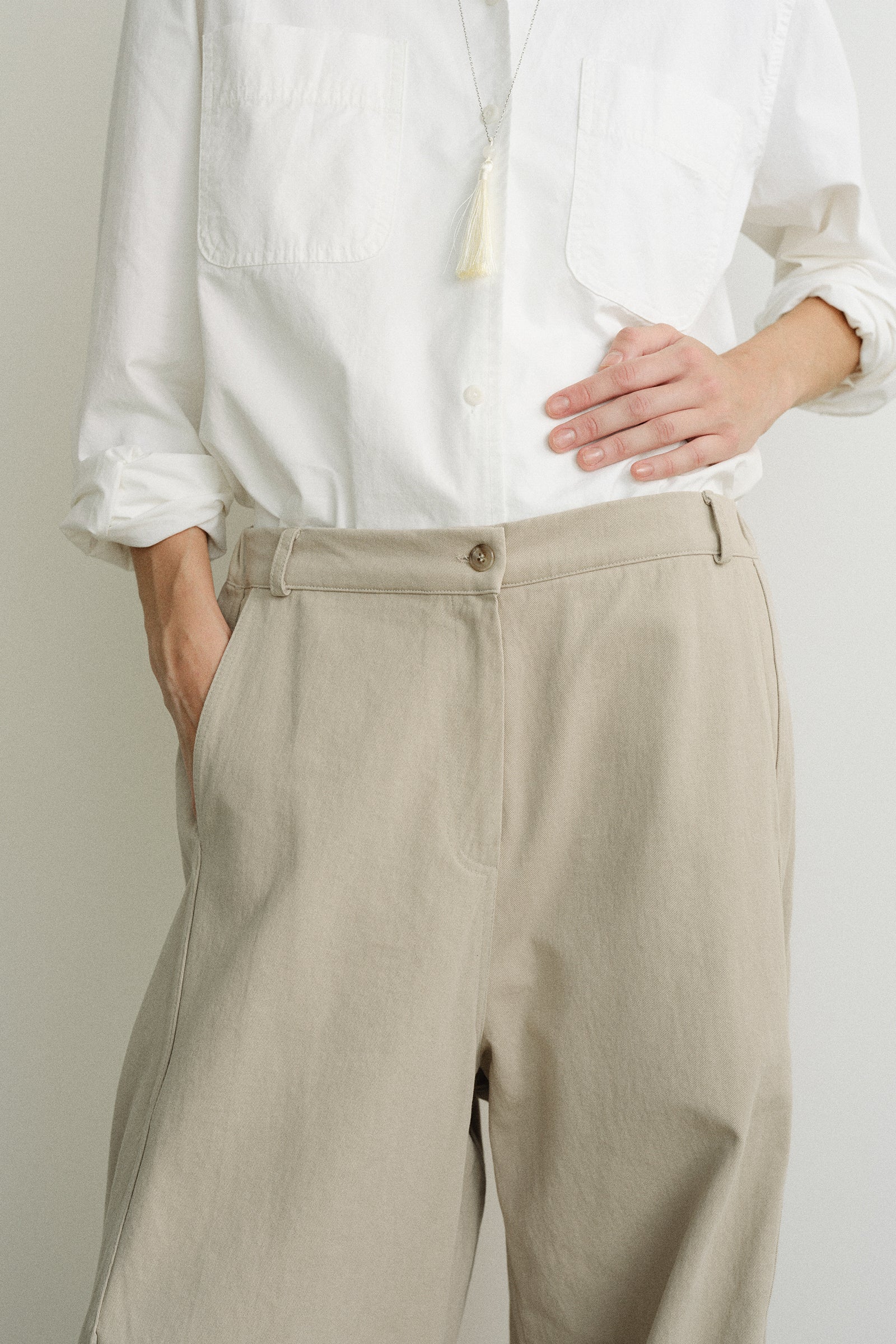 PANTALON EN SUÉDINE ANDY_BEIGE