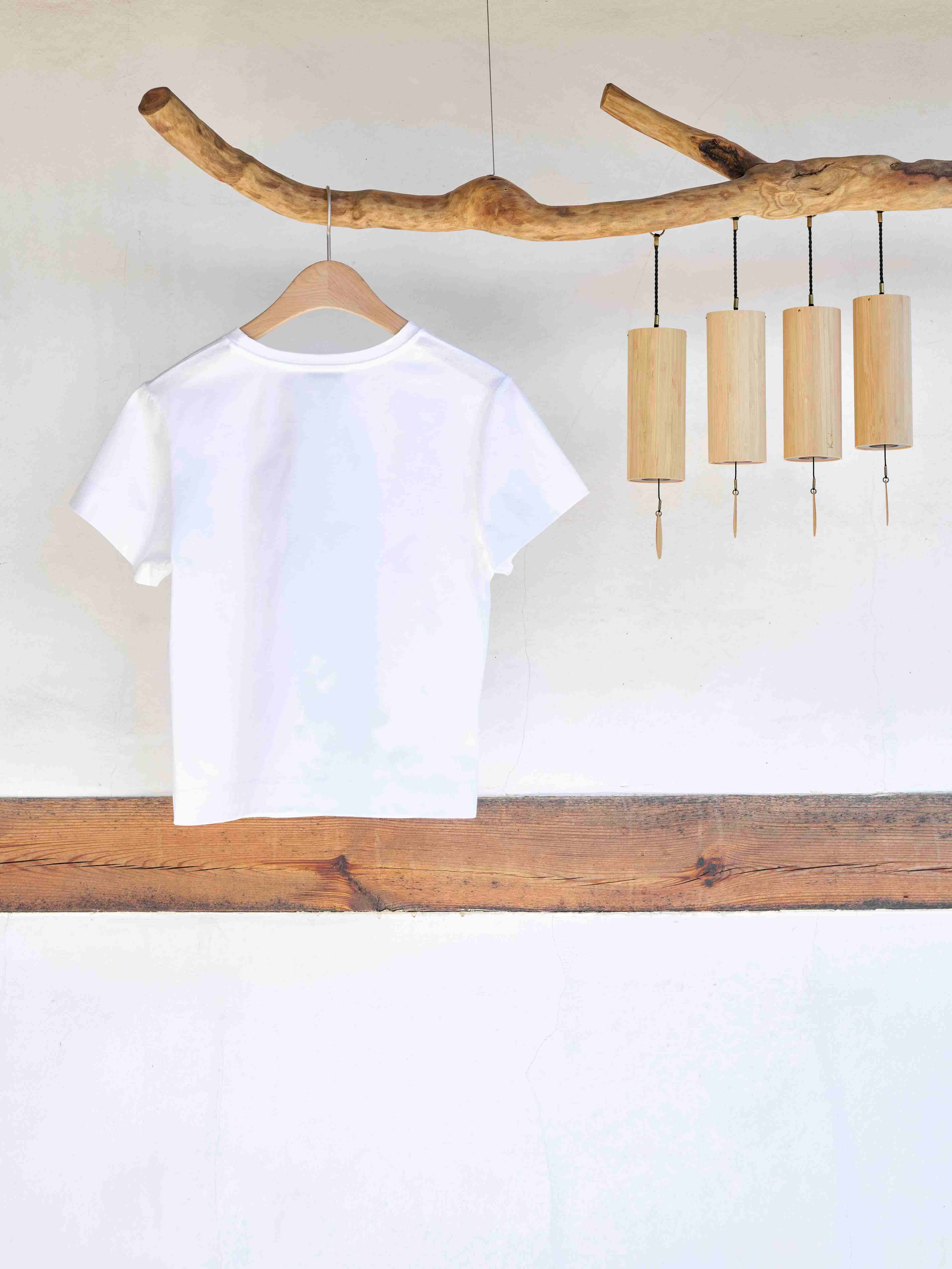 2DREAMERS, T-SHIRT IMPRIMÉ COQUILLE DE PERLE_BLANC