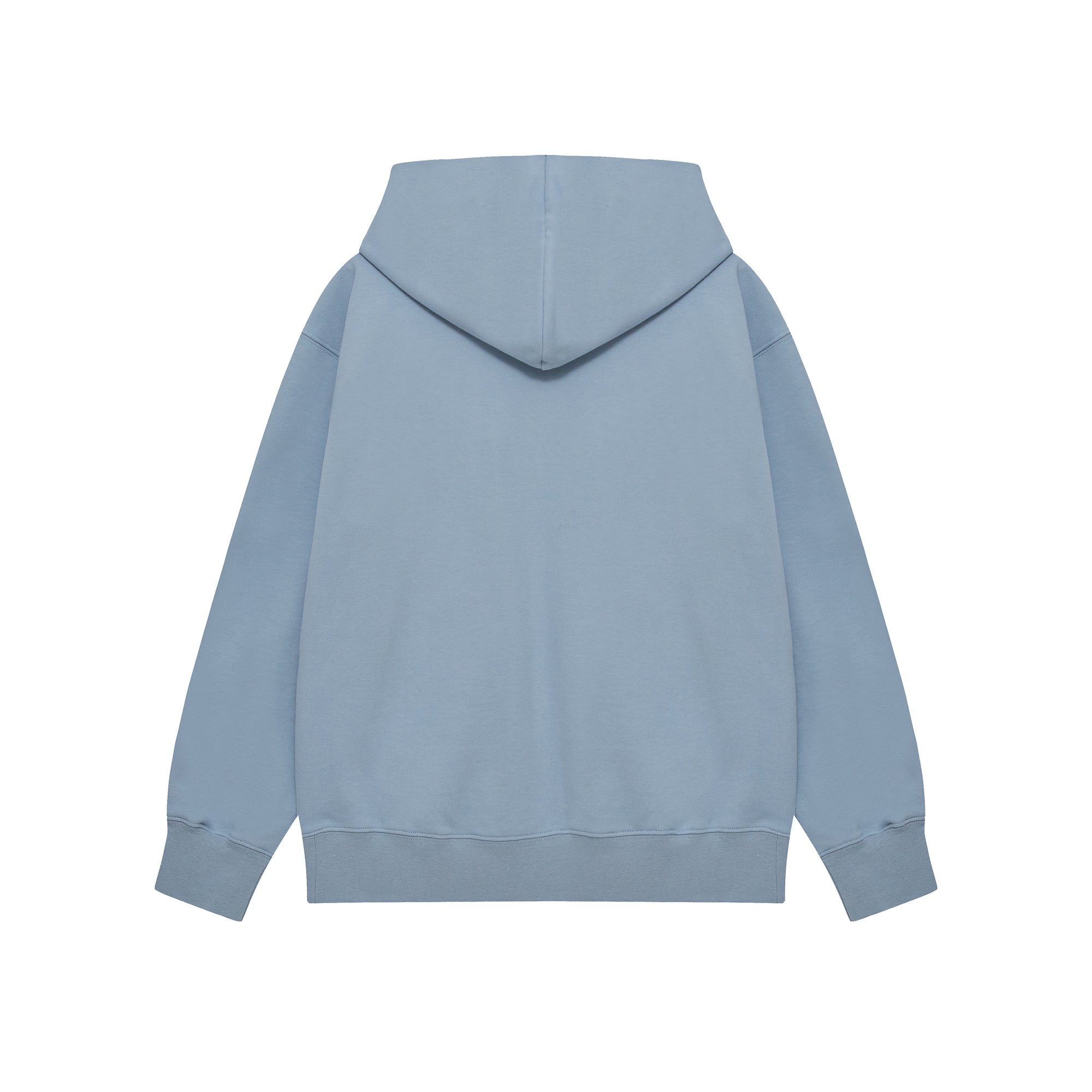 VINTAGE TERRY HOOD ZIPPER_LIGHT BLUE