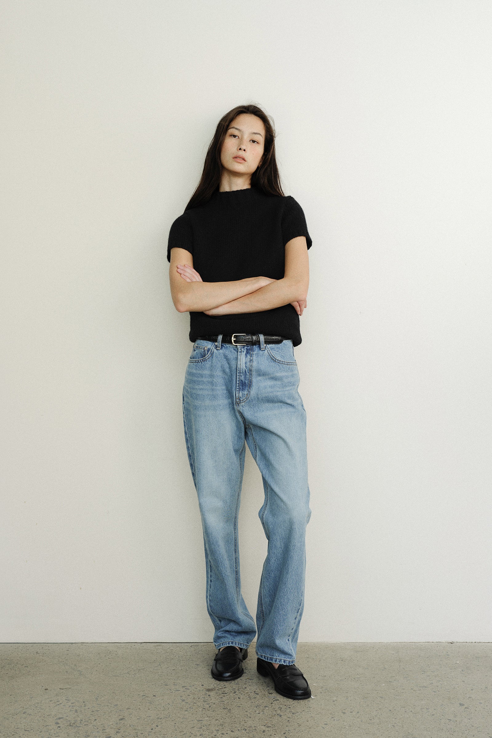 BARNEY ALPACA KNIT_BLACK
