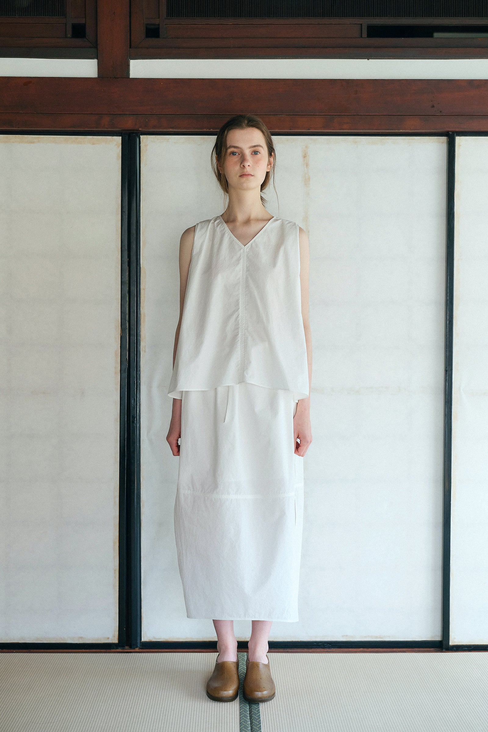 ROYCE SLEEVELESS_IVOIRE