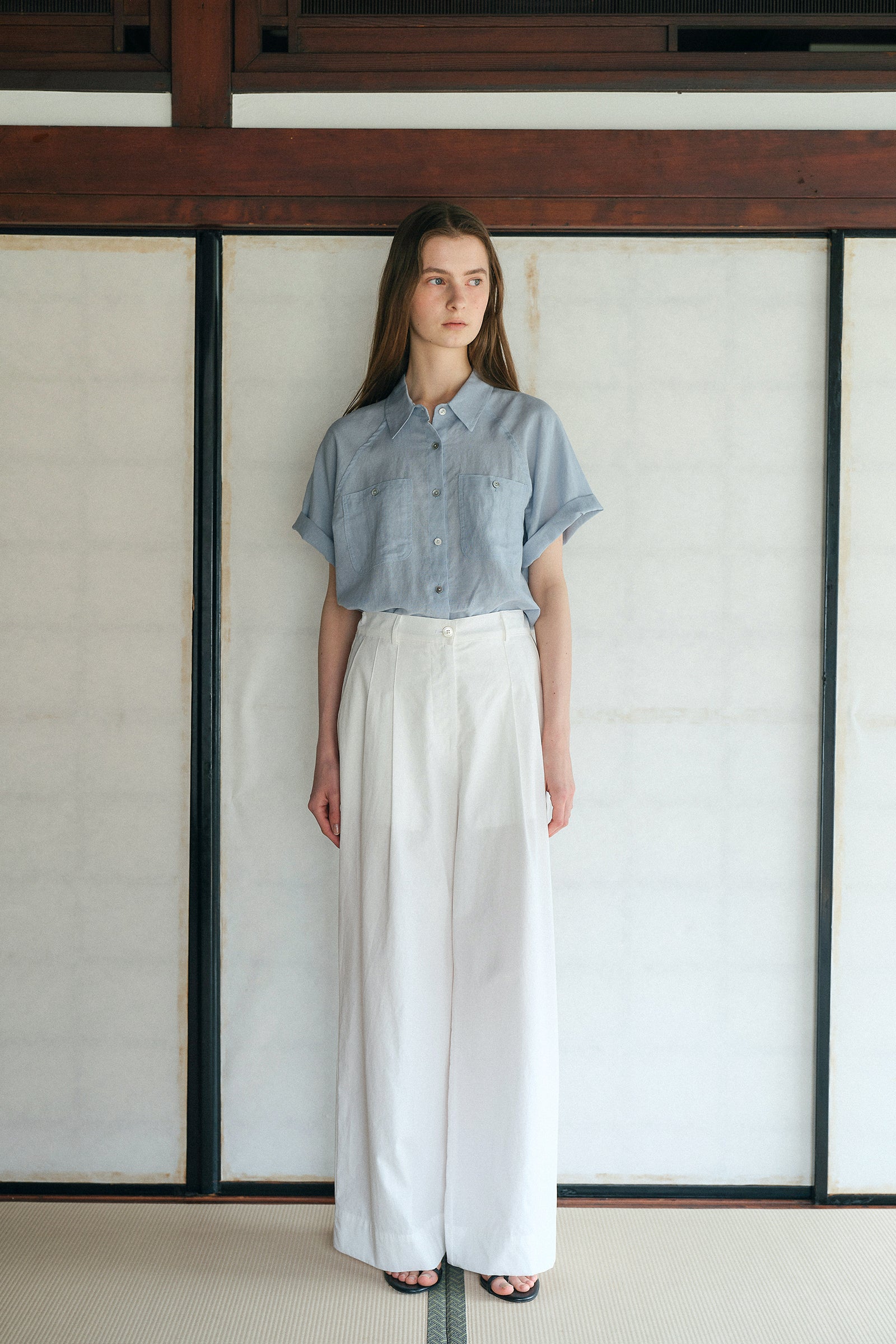 CAY SHIRT_BLEU CLAIR