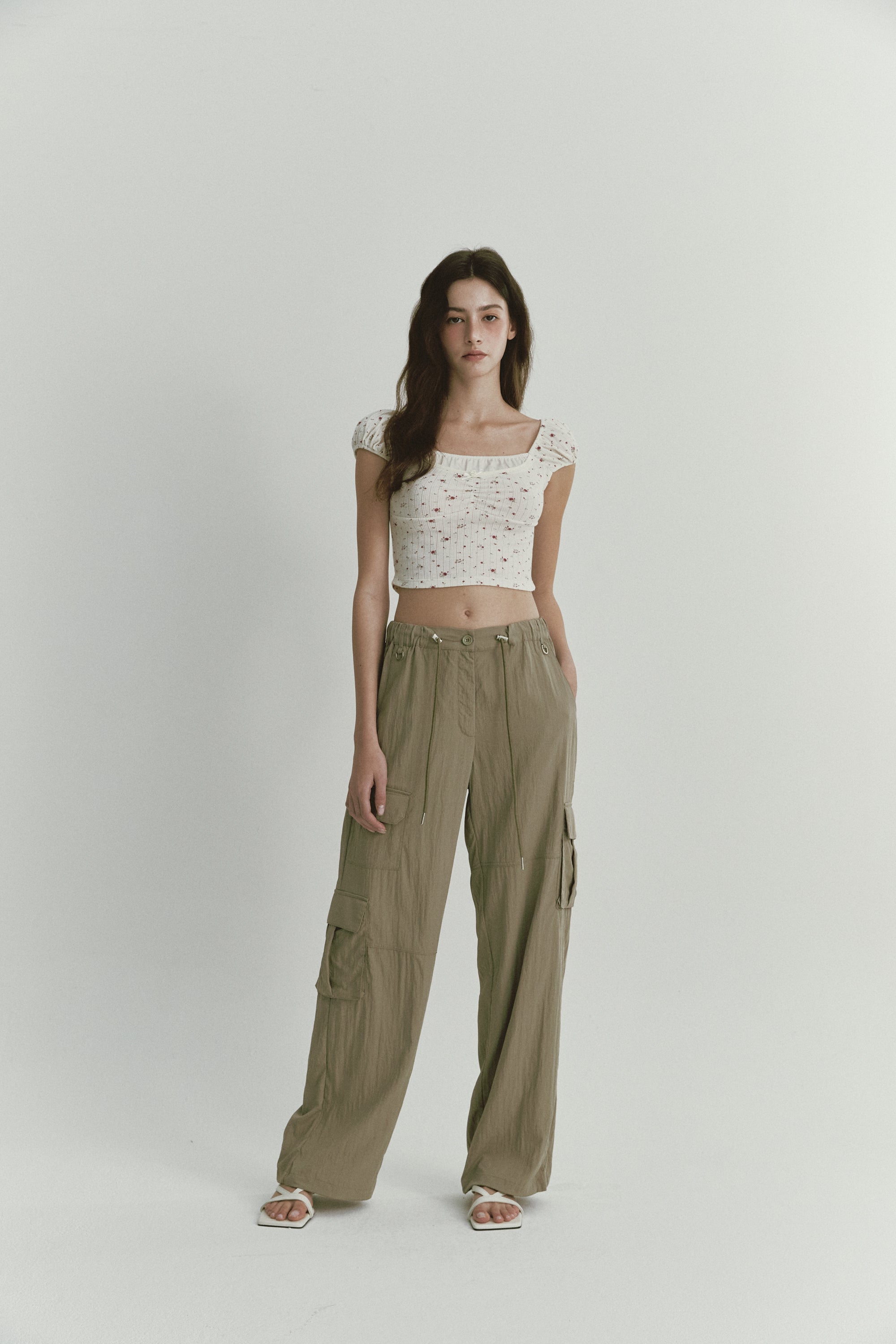 BELLA CARGO PANTS_KHAKI