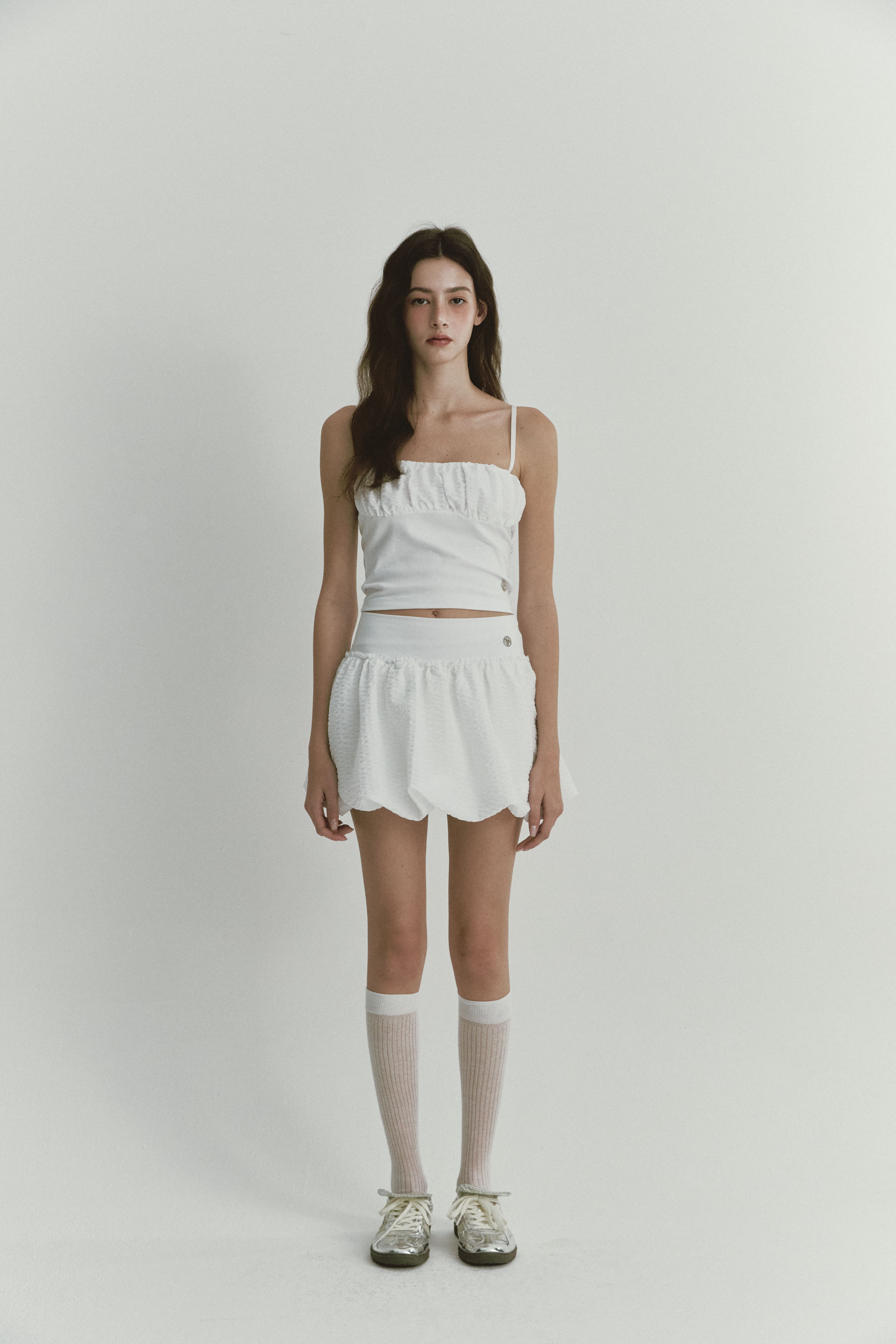 CLOUD SLEEVELESS TOP_BLANC