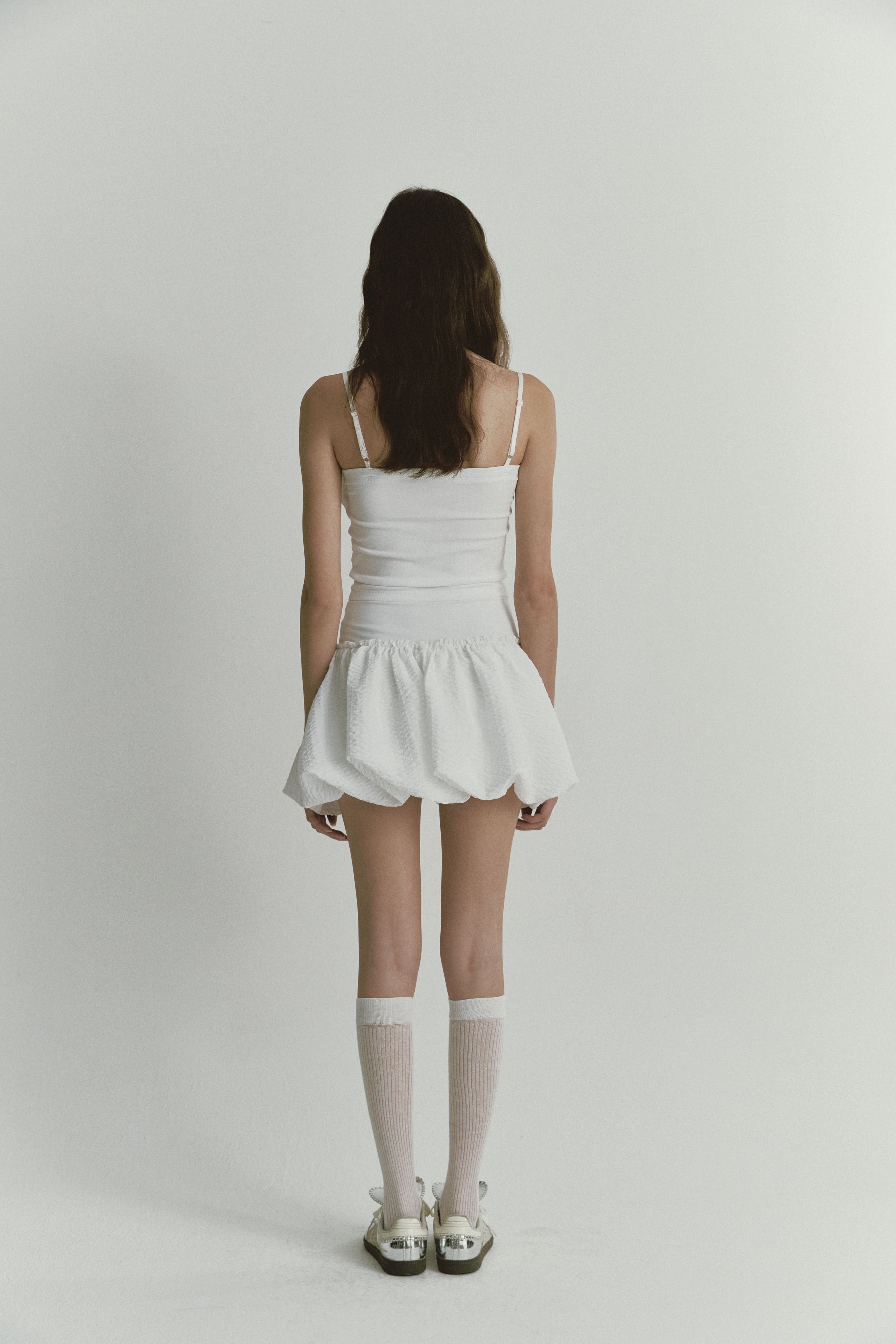 CLOUD SLEEVELESS TOP_BLANC