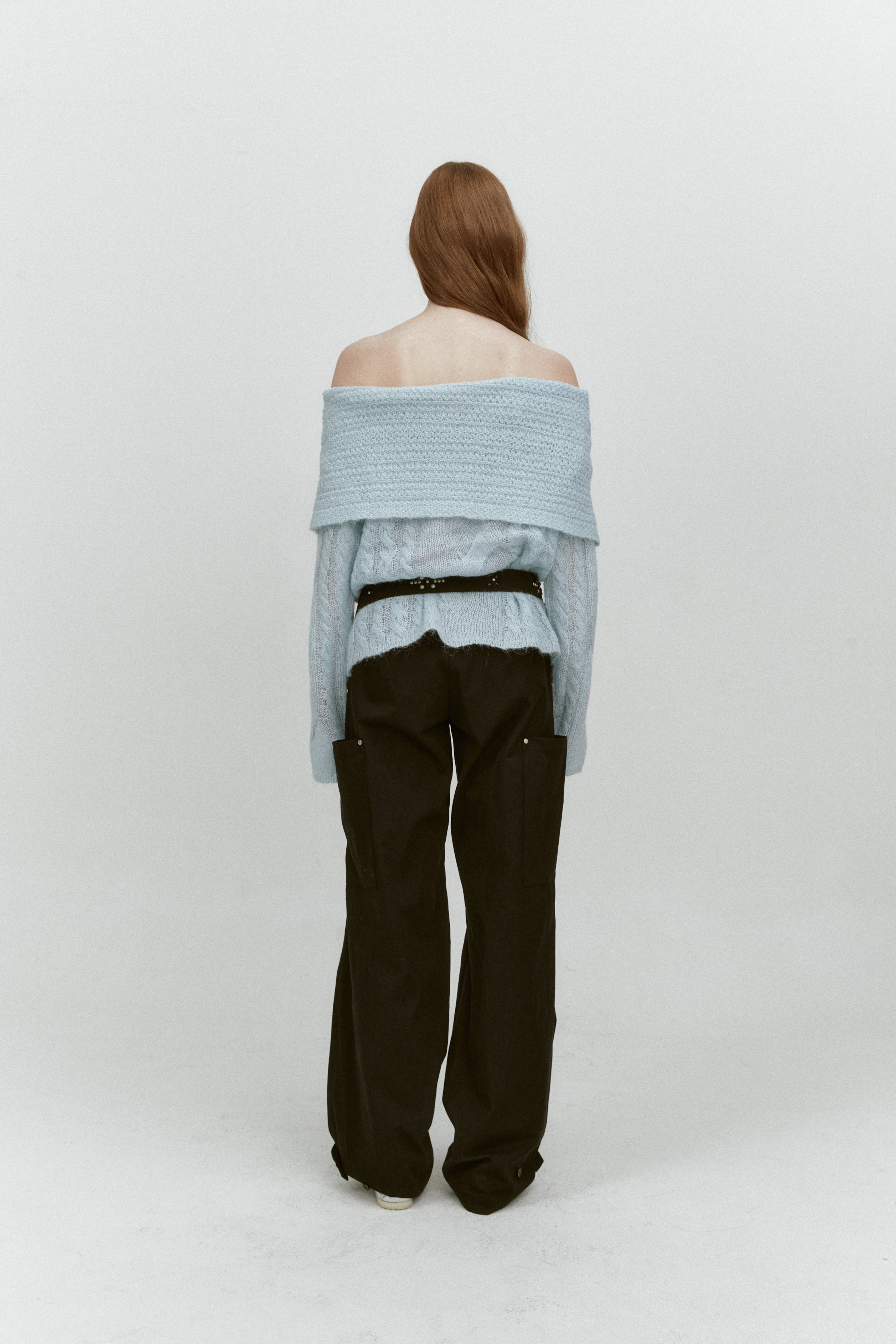 ALPACA TWIST OFF SHOULDER KNIT_SKY BLUE