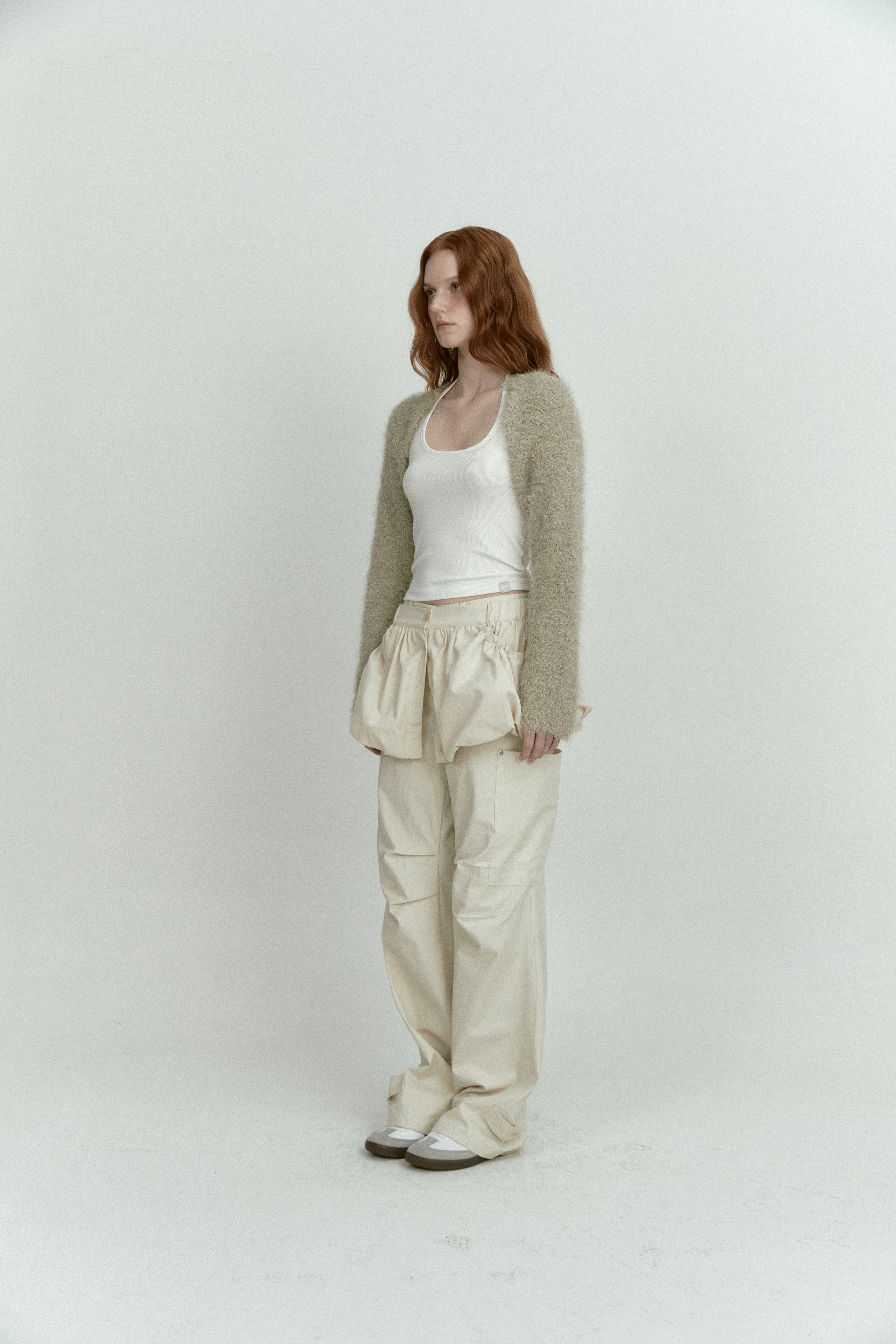 RIVET COTTON PANTS_CREAM