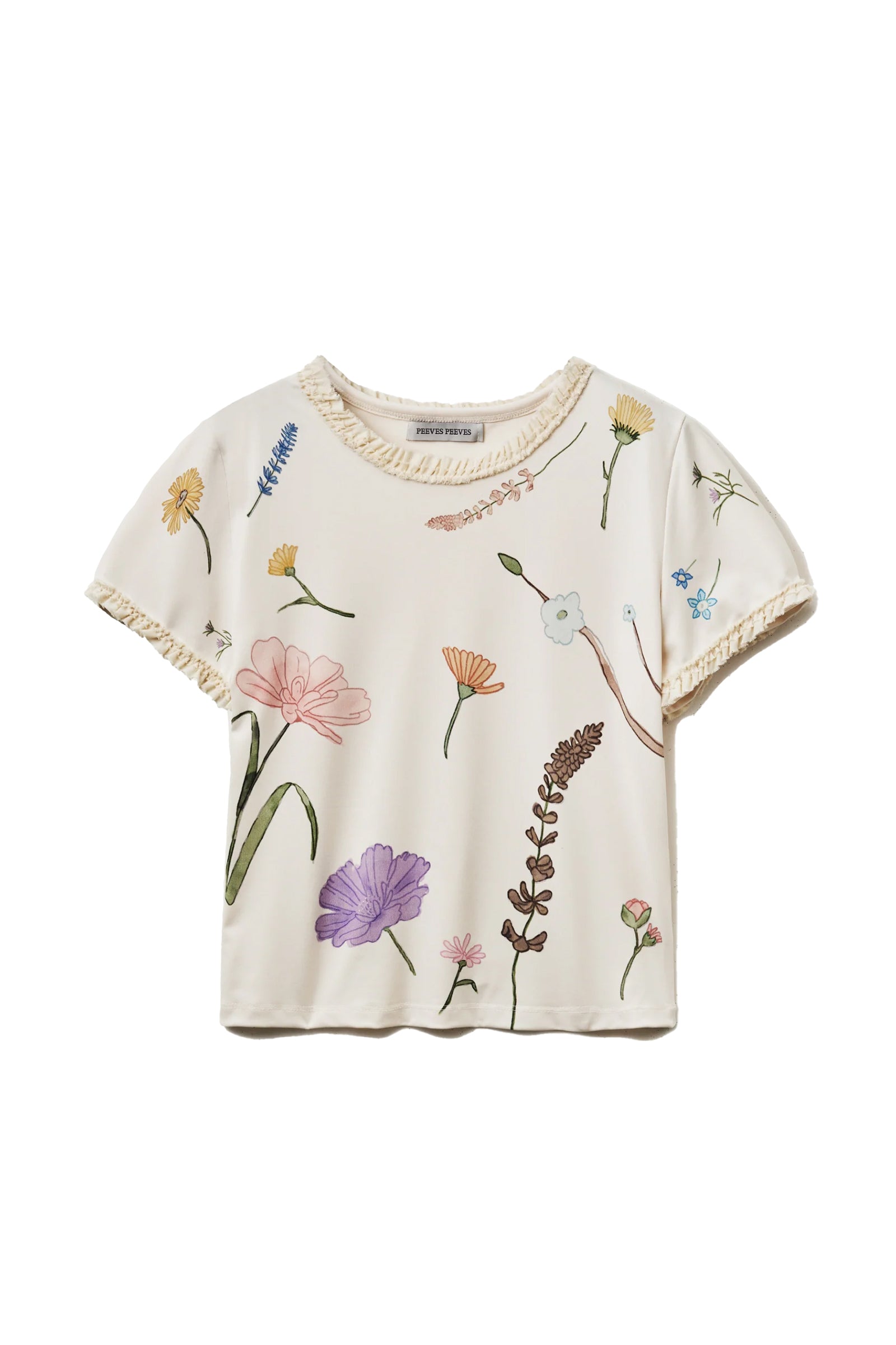 WILD FLOWER DRAWING TOP_CREAM