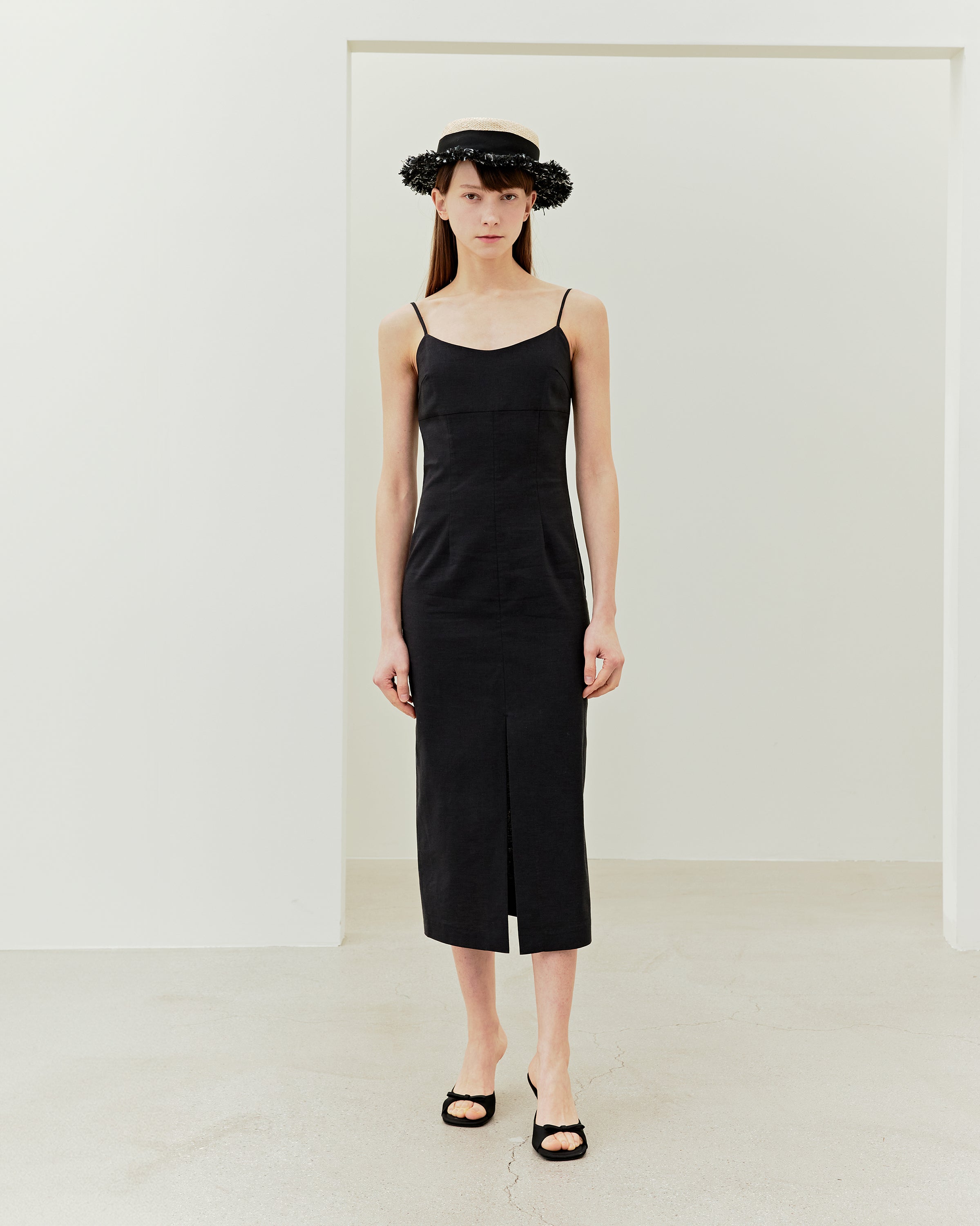 SLIP DRESS_BLACK