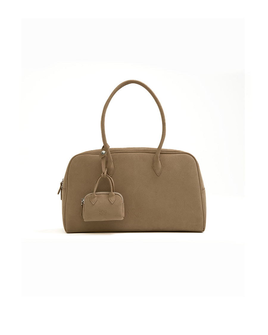 SUEDE HUG BAG_BEIGE
