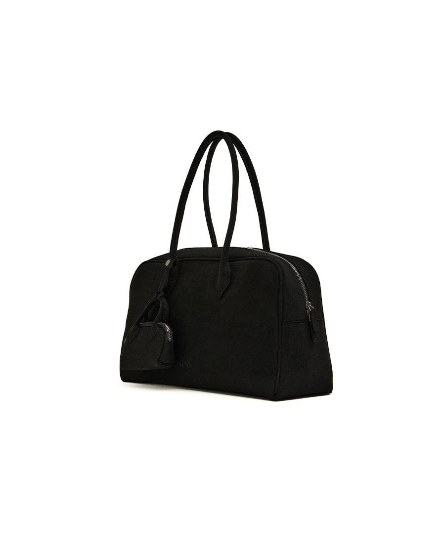 SUEDE HUG BAG_BLACK
