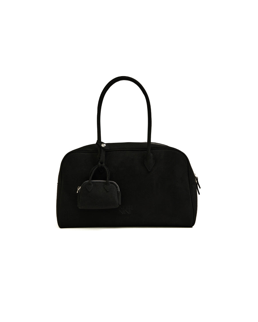 SUEDE HUG BAG_BLACK