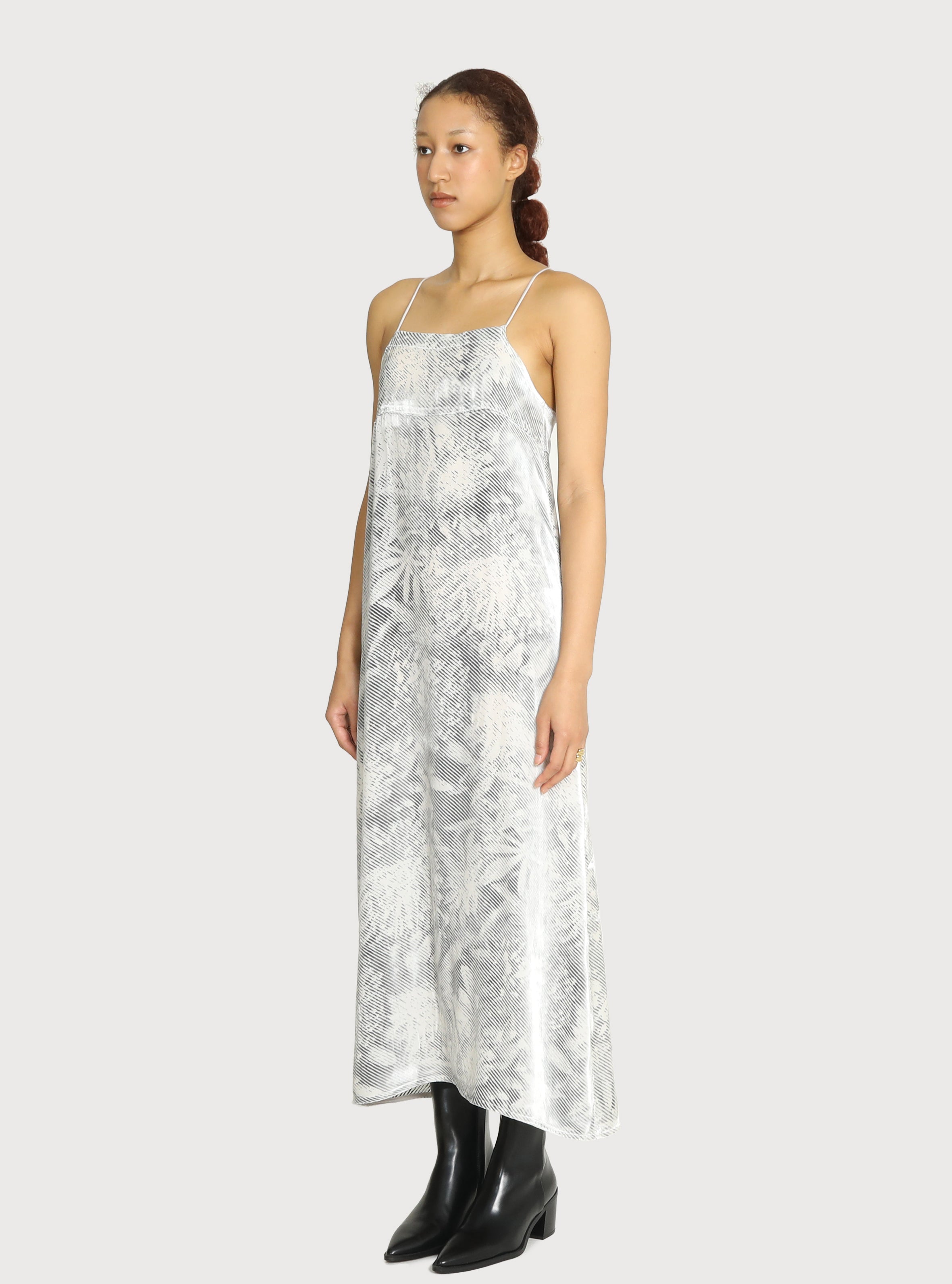 BOTANIC VELVET EVENING DRESS_ARGENTE