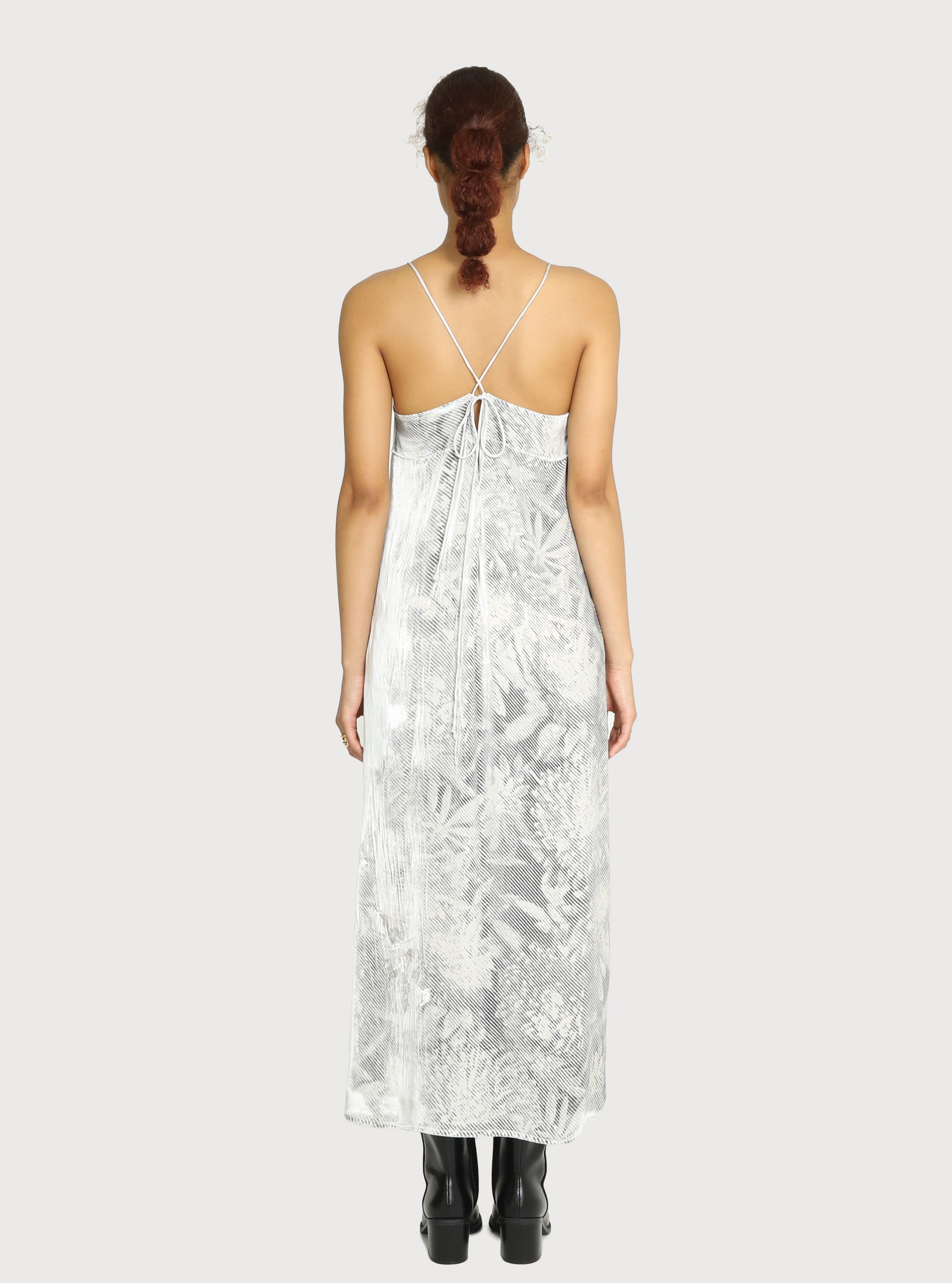 BOTANIC VELVET EVENING DRESS_ARGENTE