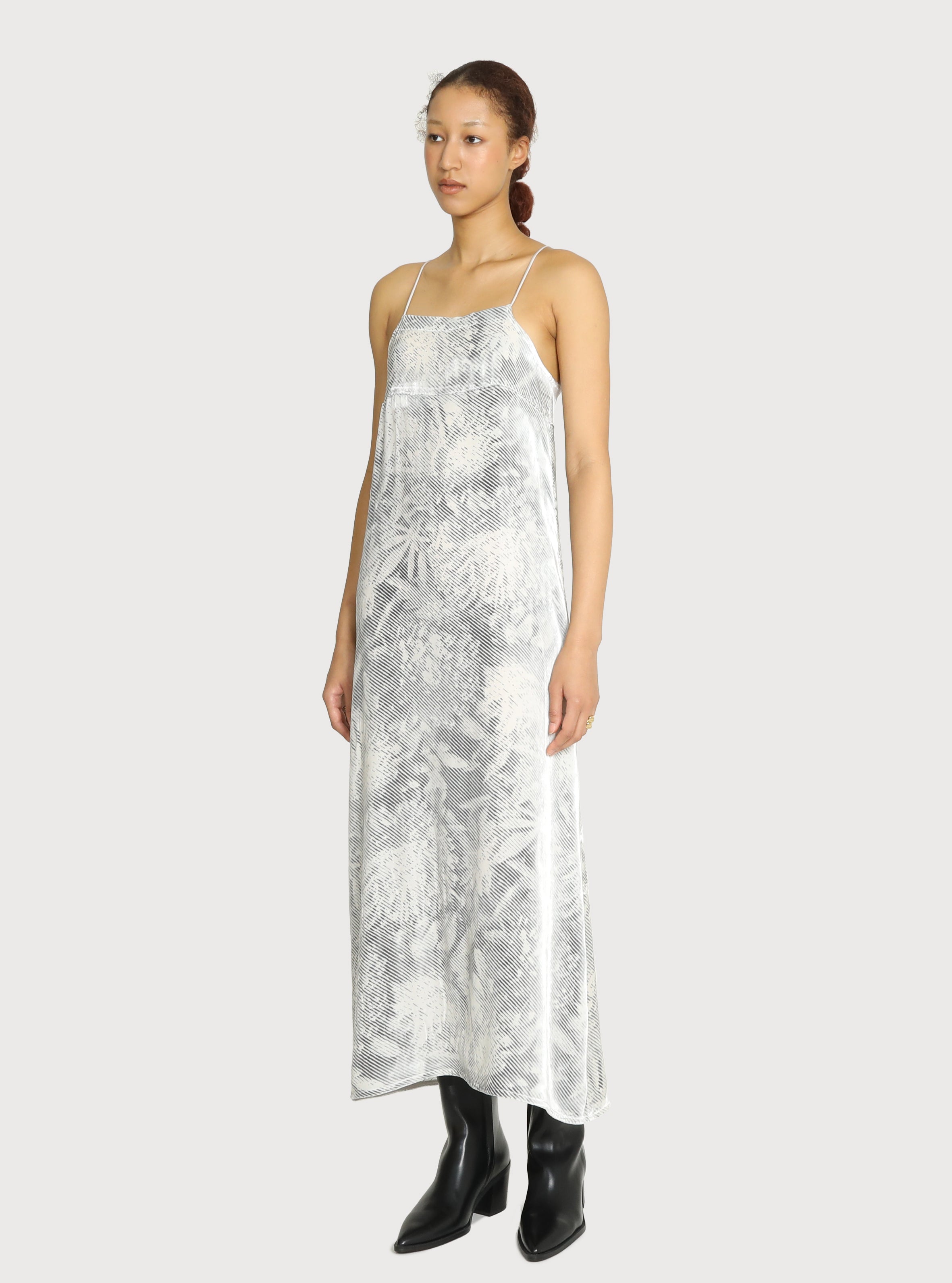 BOTANIC VELVET EVENING DRESS_ARGENTE