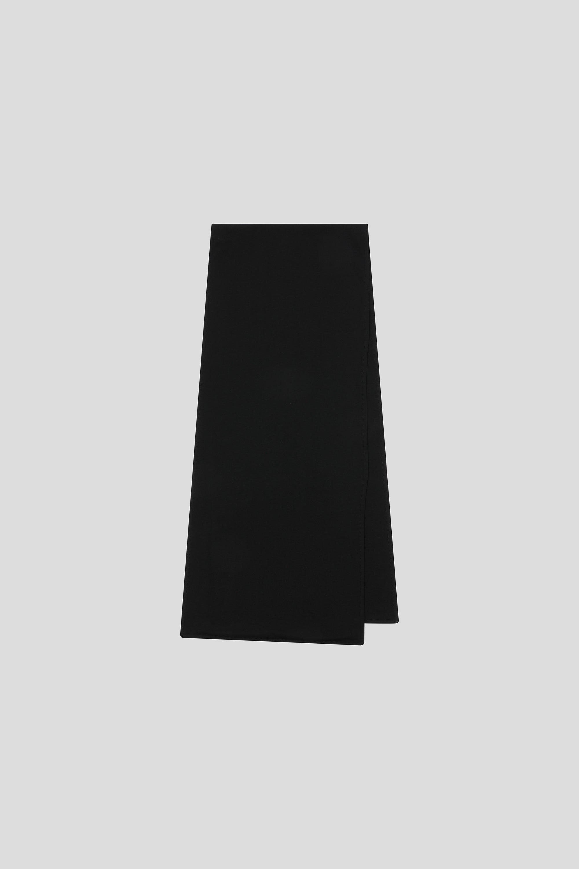 PLAIN SCARF_BLACK
