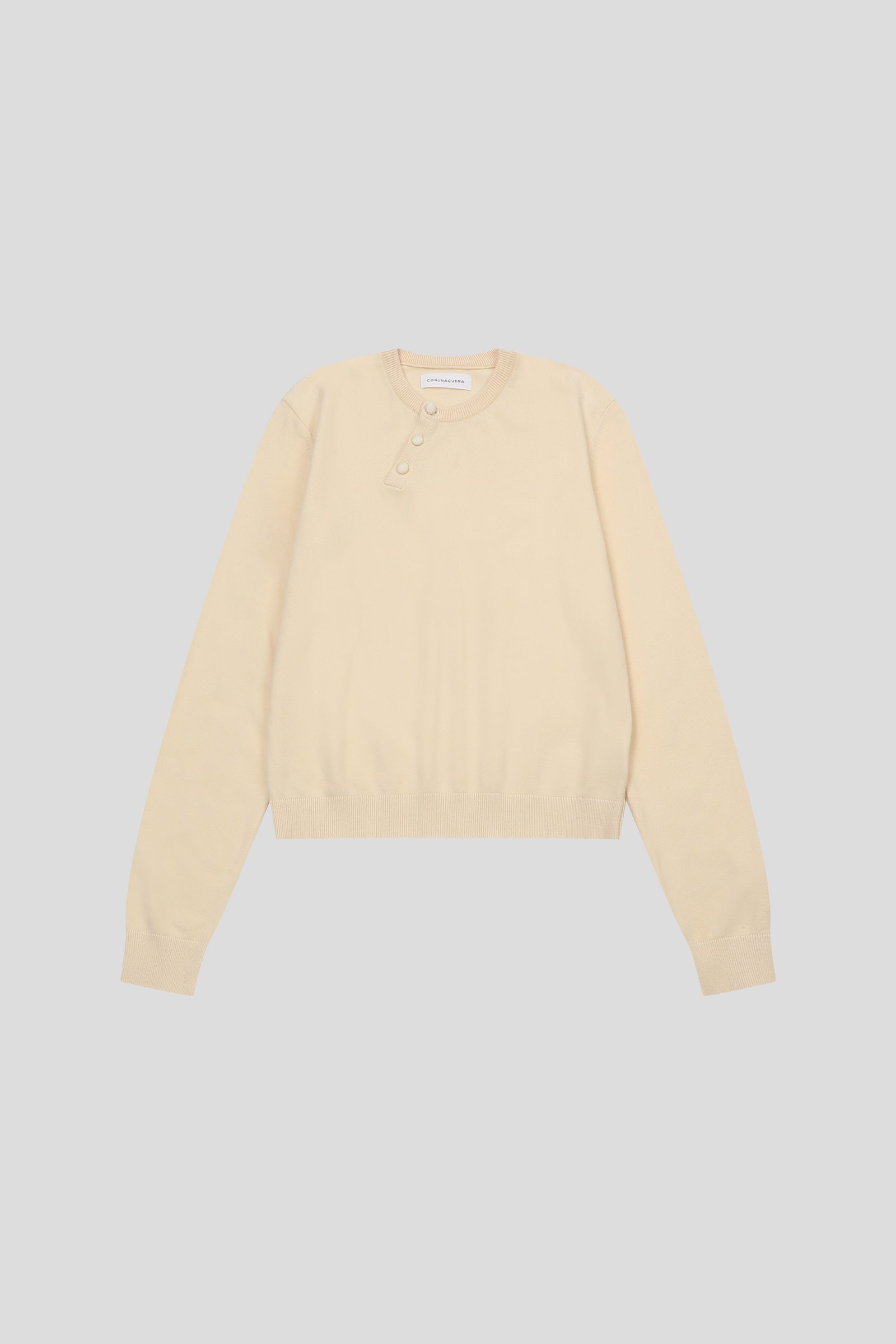 TILT HENLEY KNIT_BUTTER