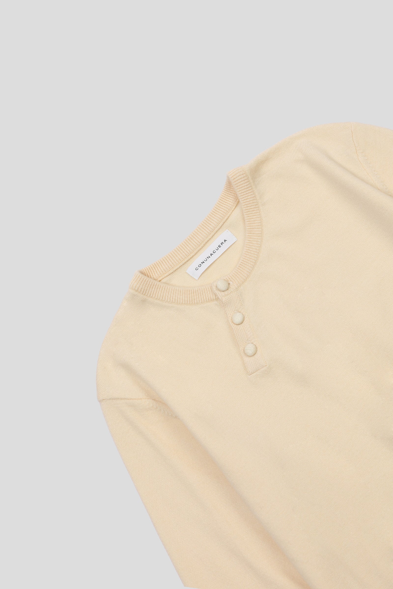 TILT HENLEY KNIT_BUTTER