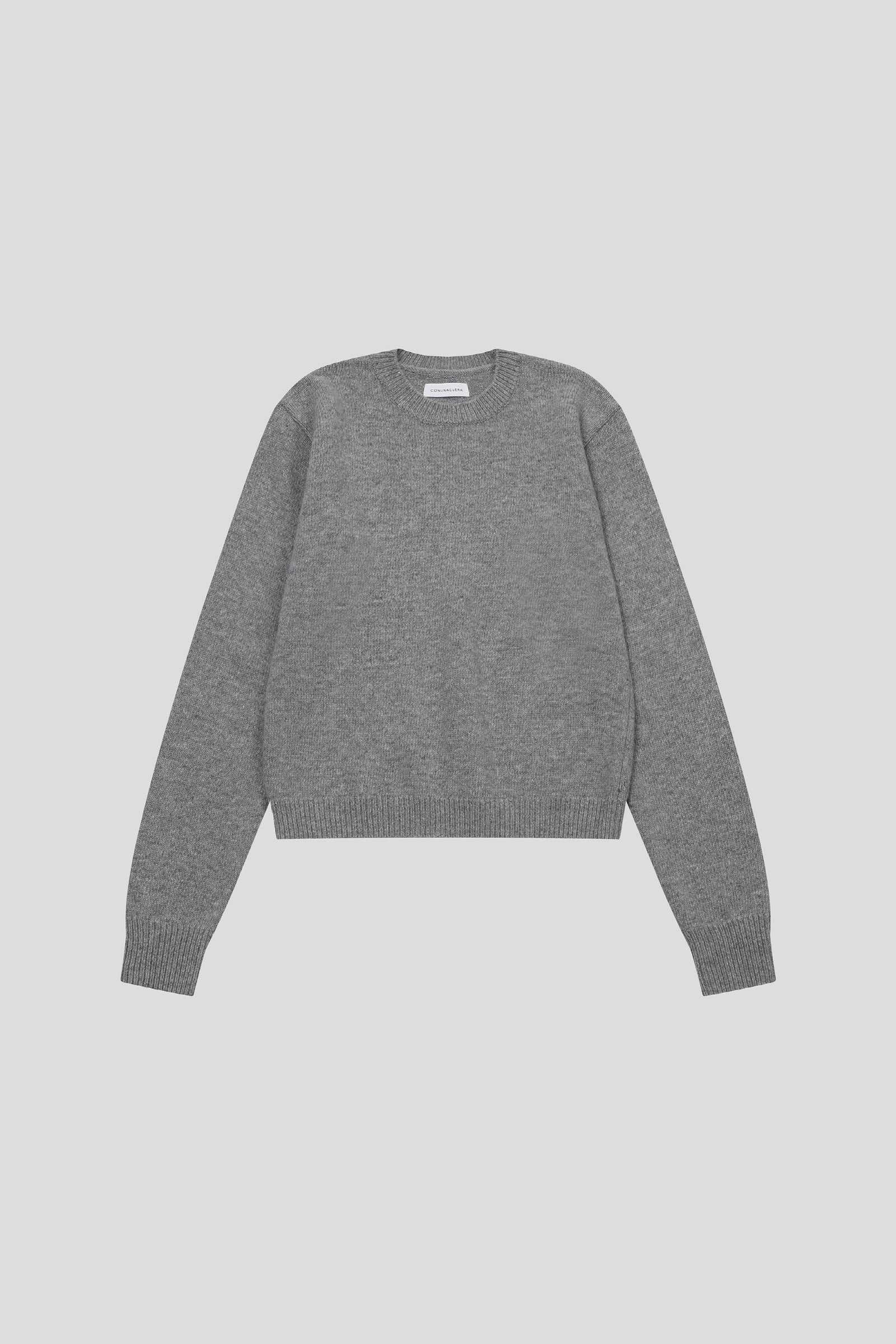 CROSS KNIT_GRAY