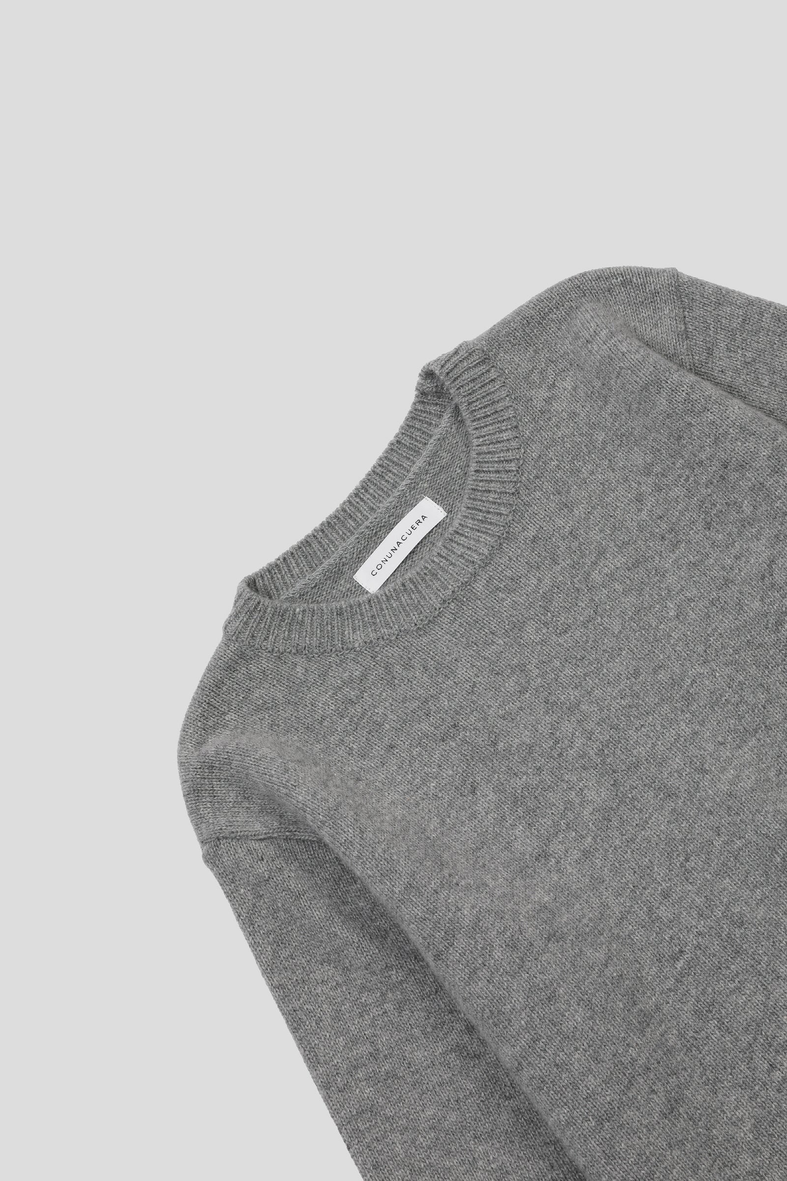 CROSS KNIT_GRAY