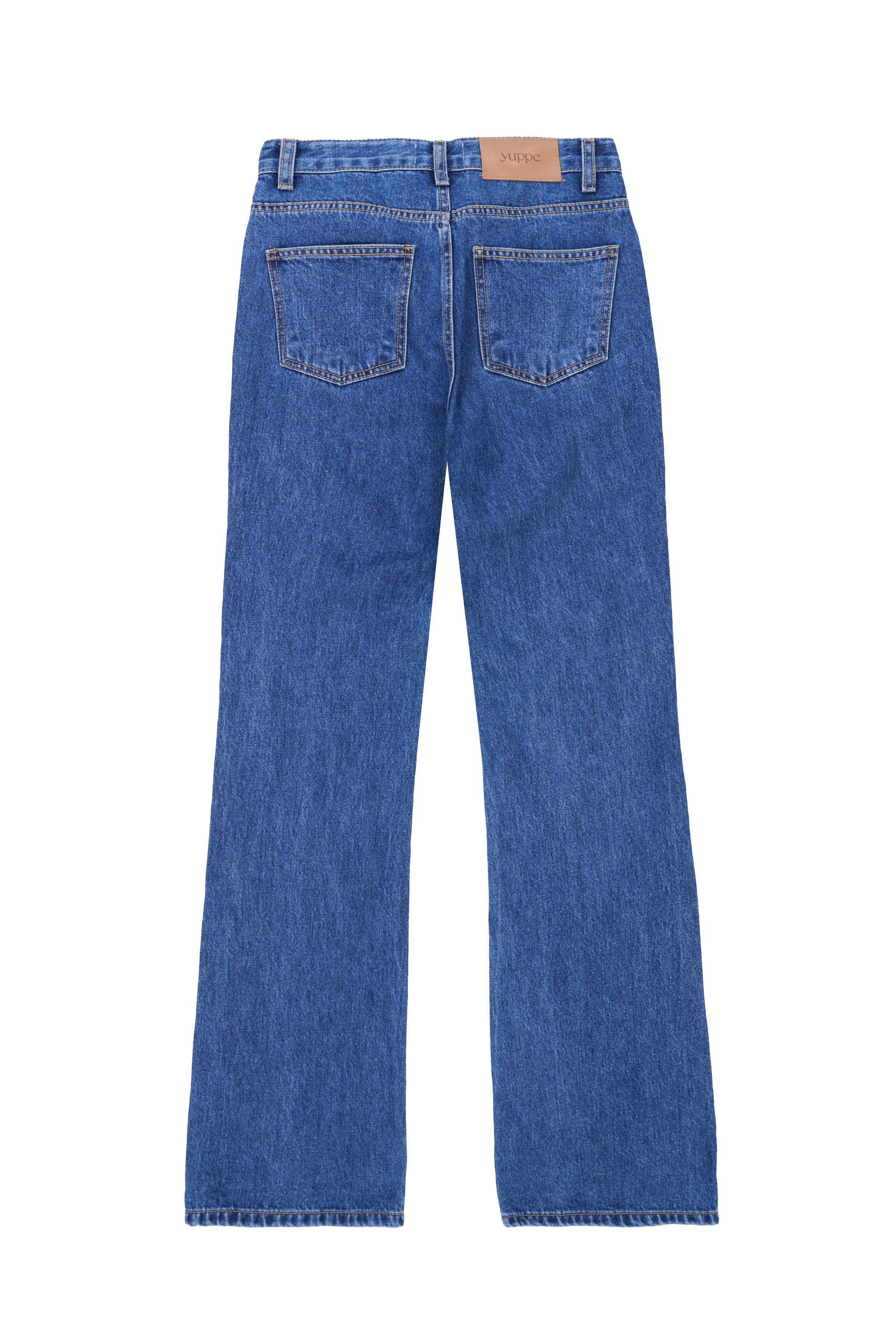 SLIT DENIM PANTS_BLEU