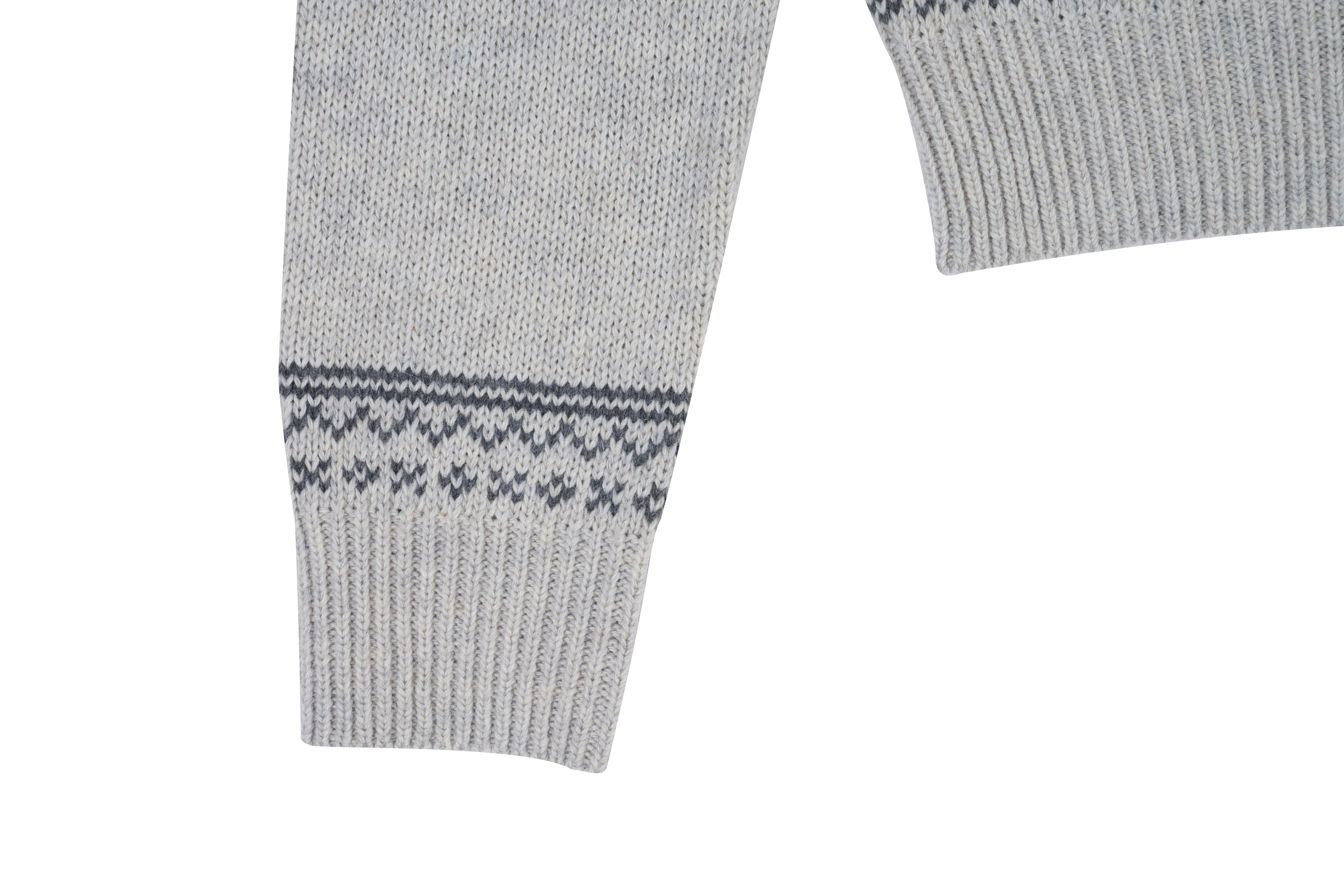 TRIANGLE CARDIGAN_GRIS