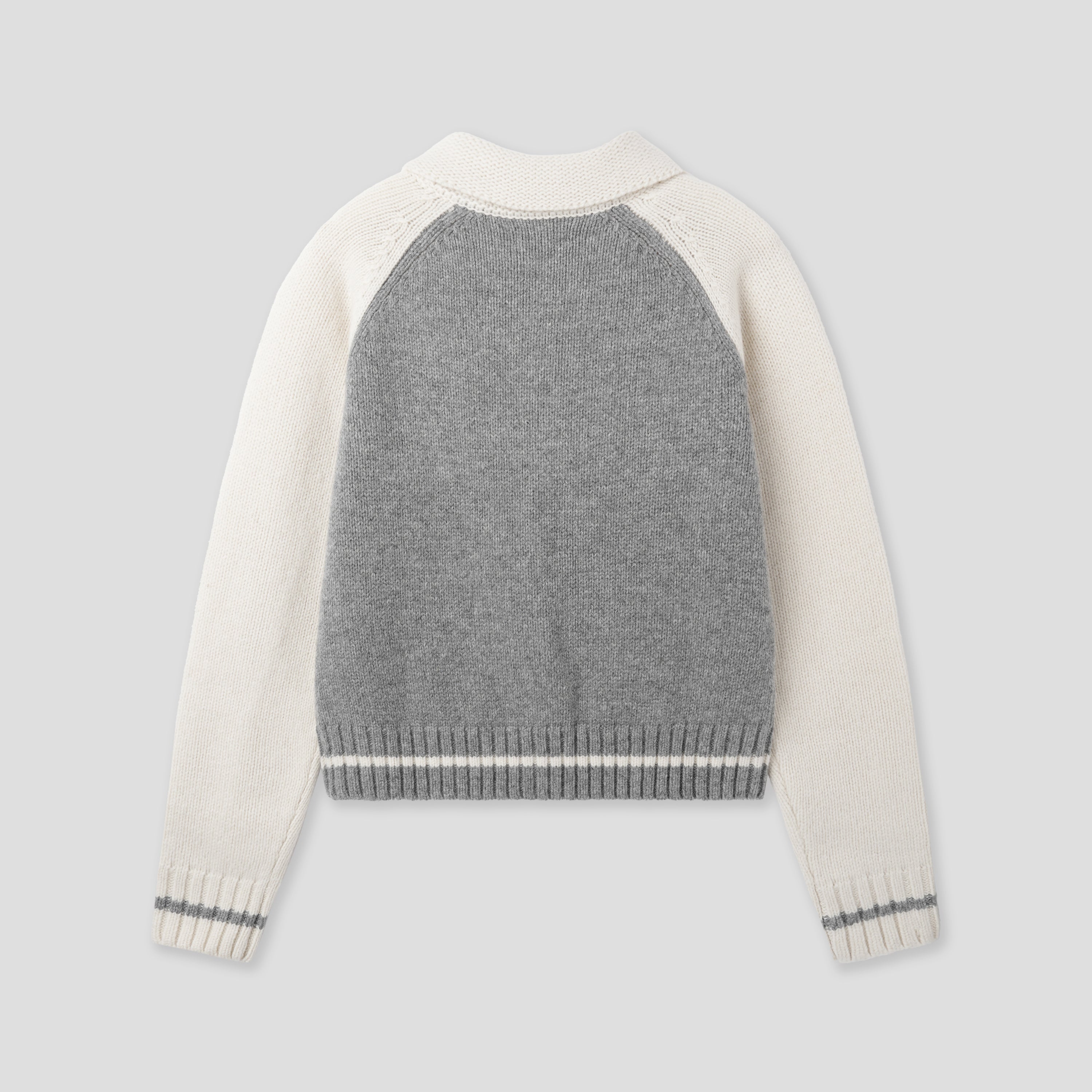 COWICHAN RAGLAN KNIT_GRAY