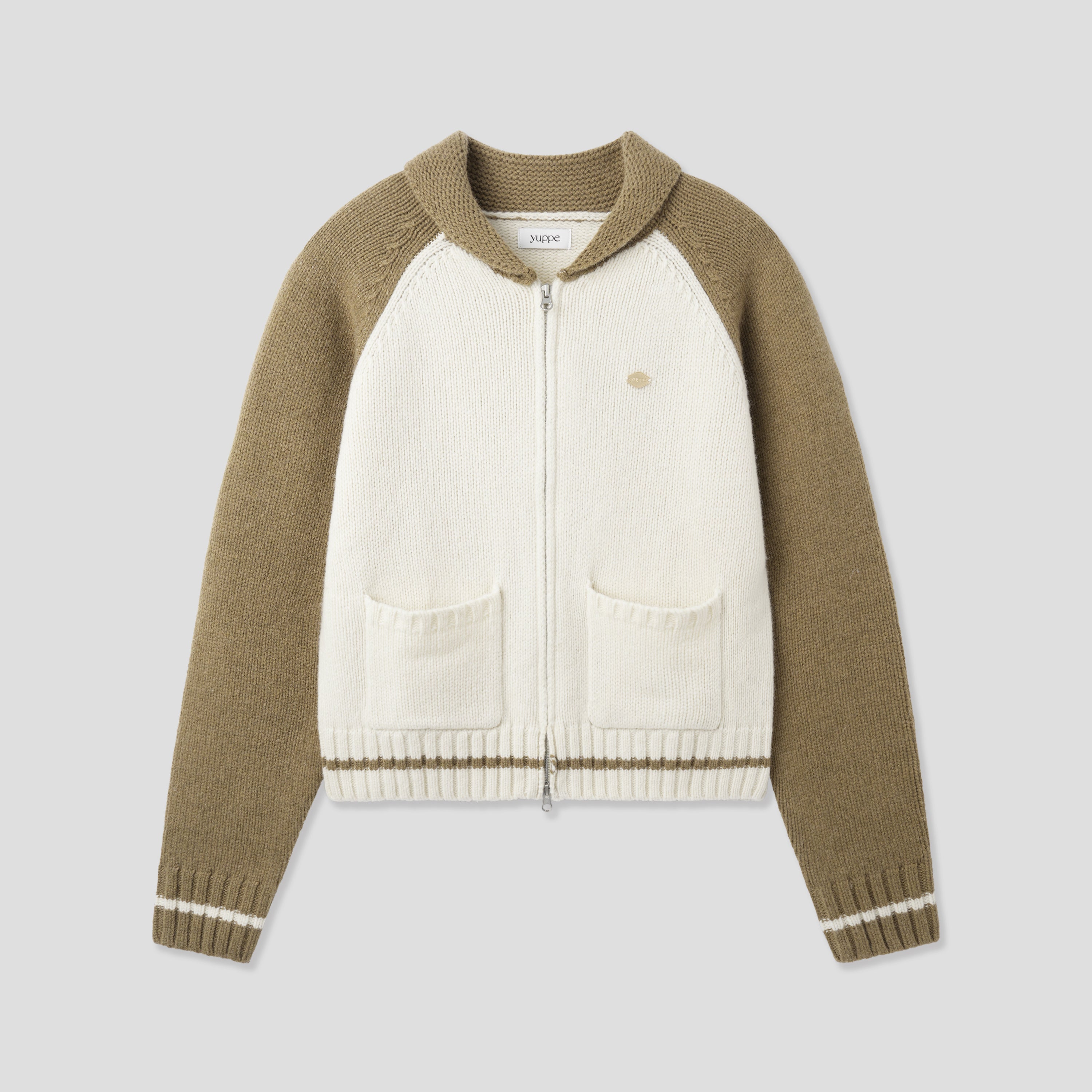 COWICHAN RAGLAN KNIT_CREAM