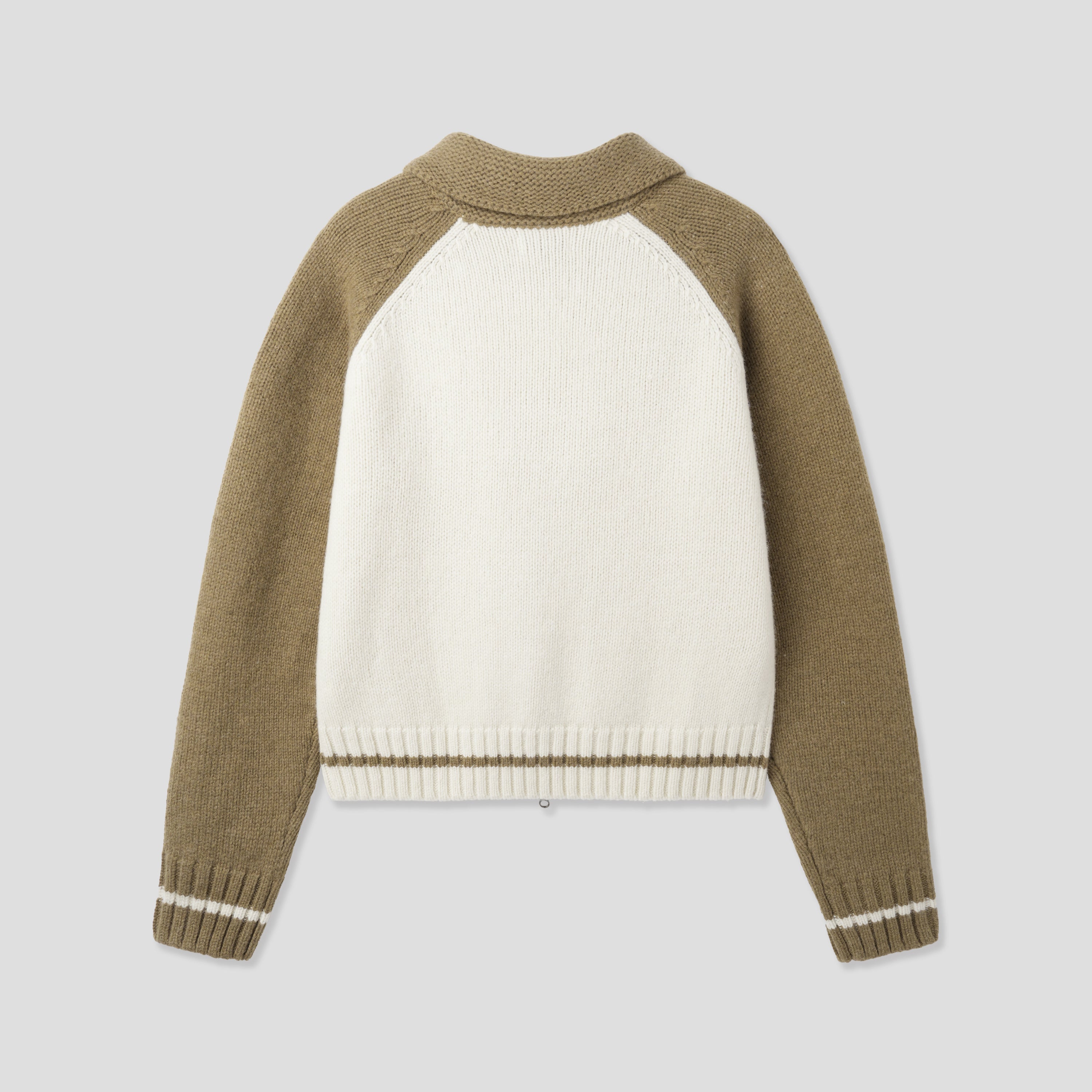 COWICHAN RAGLAN KNIT_CREAM