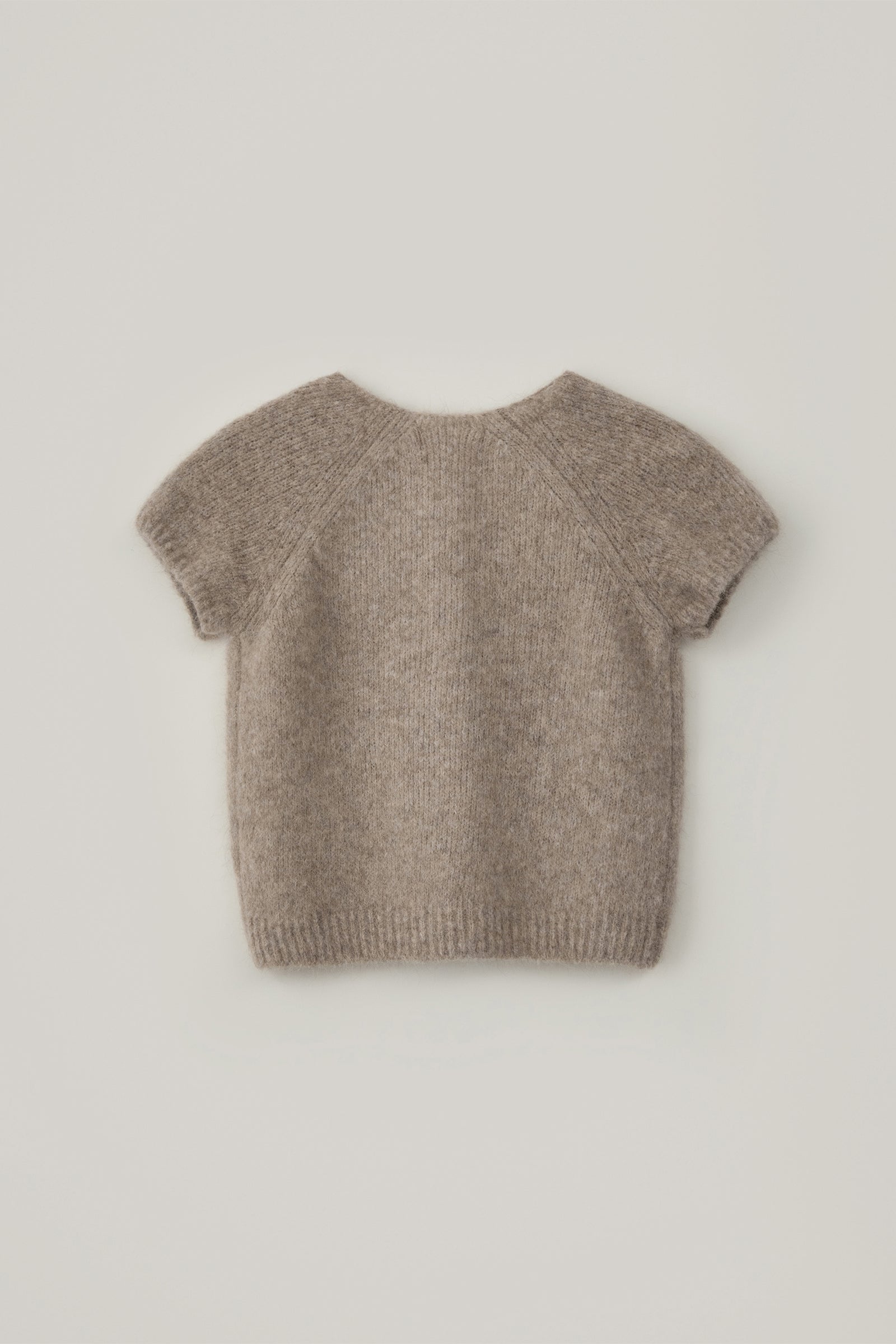  MONT SHORT SLEEVE KNIT_BEIGE