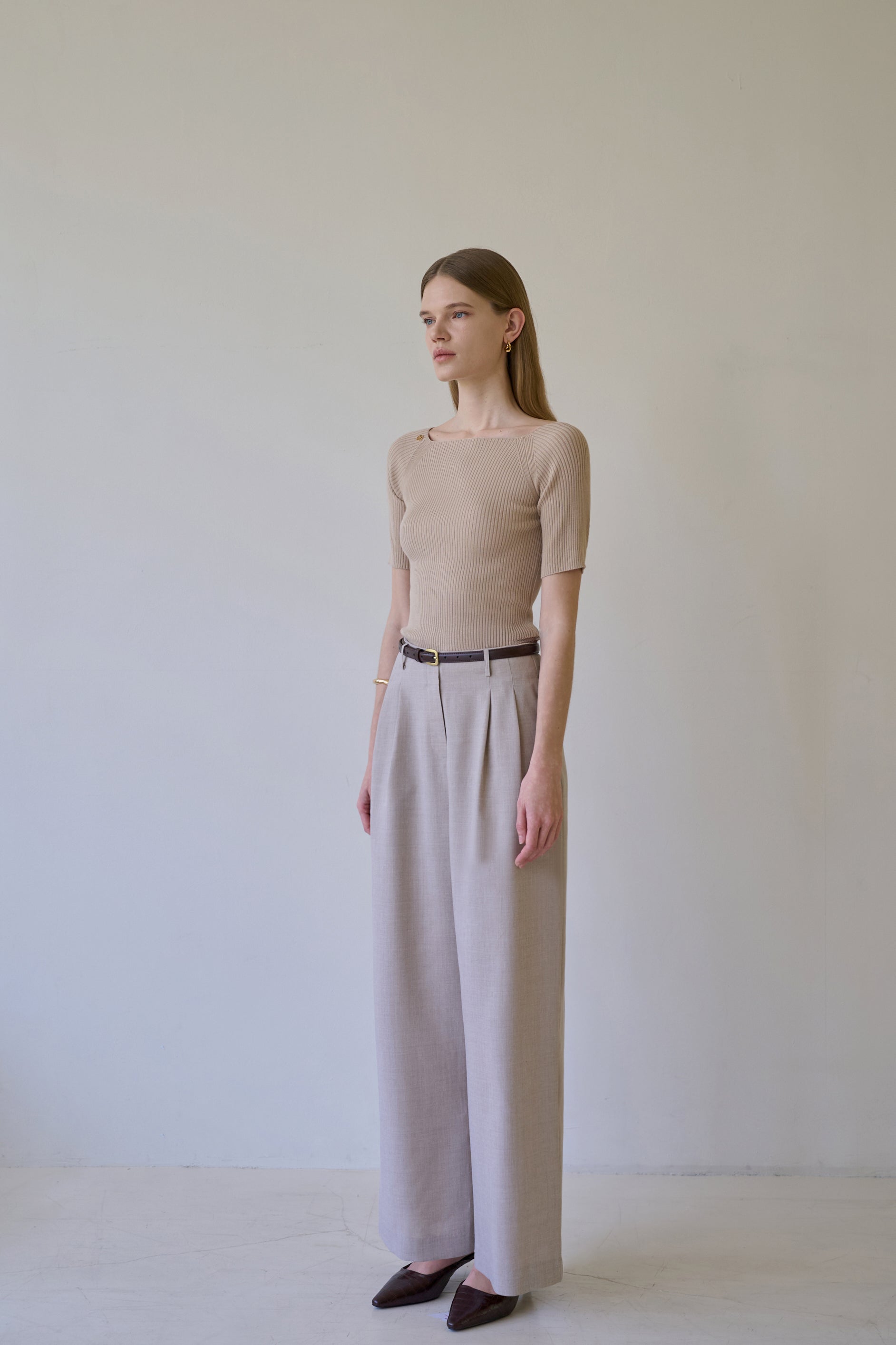 NOUE AIRY PANTS_BEIGE