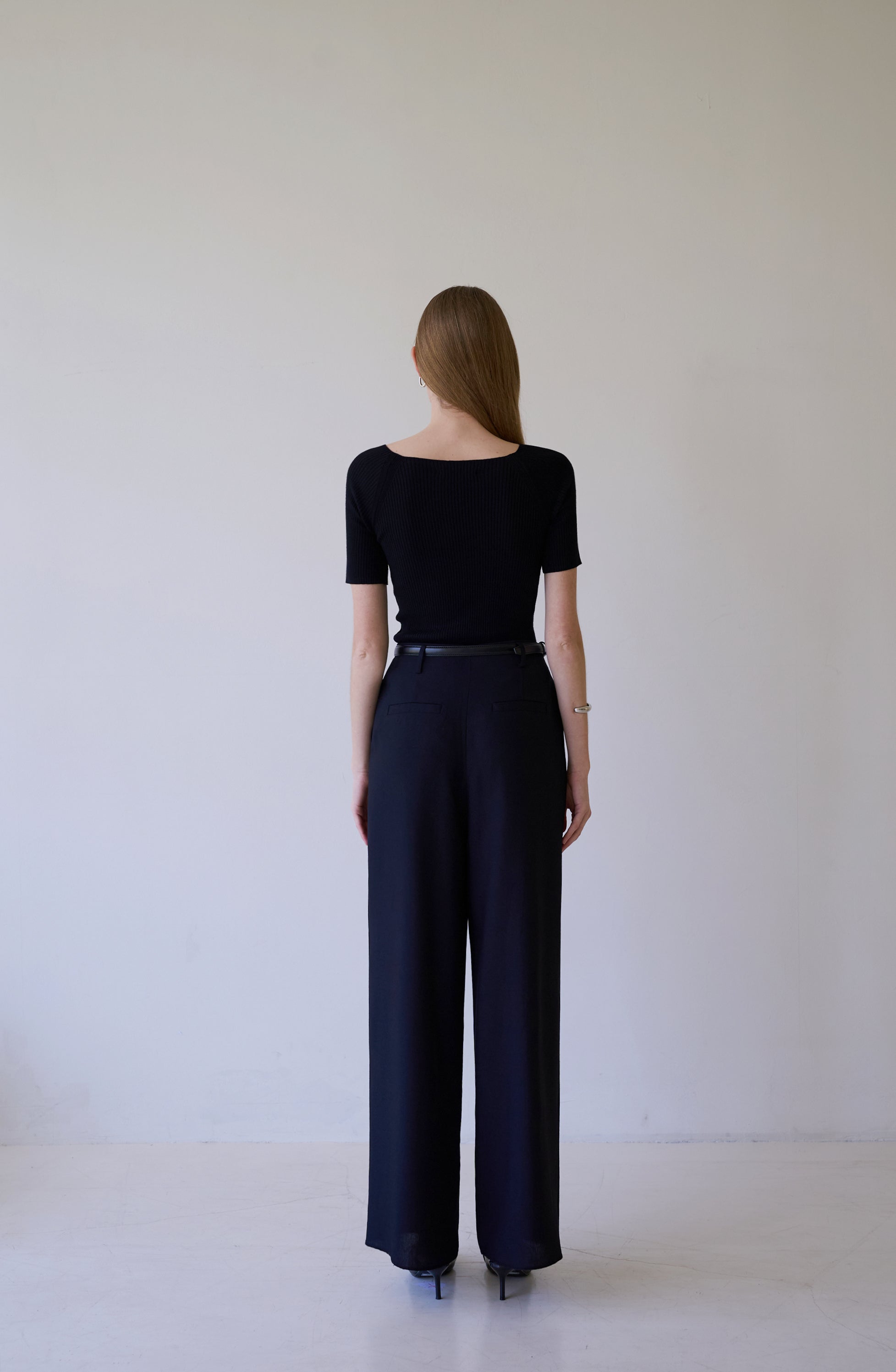 2WAY OFF-SHOULDER KNIT_BLACK