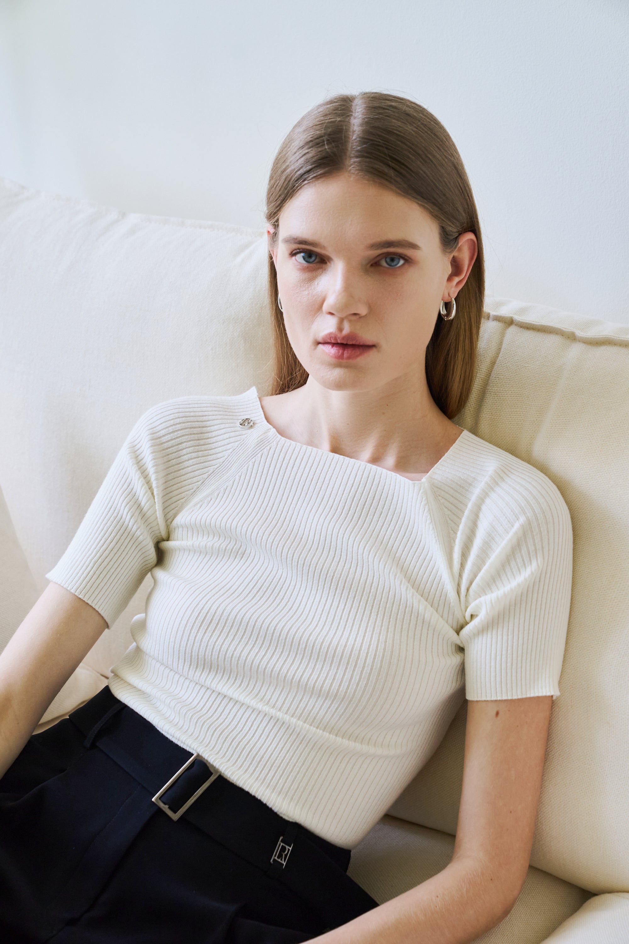 2WAY OFF-SHOULDER KNIT_NOIR