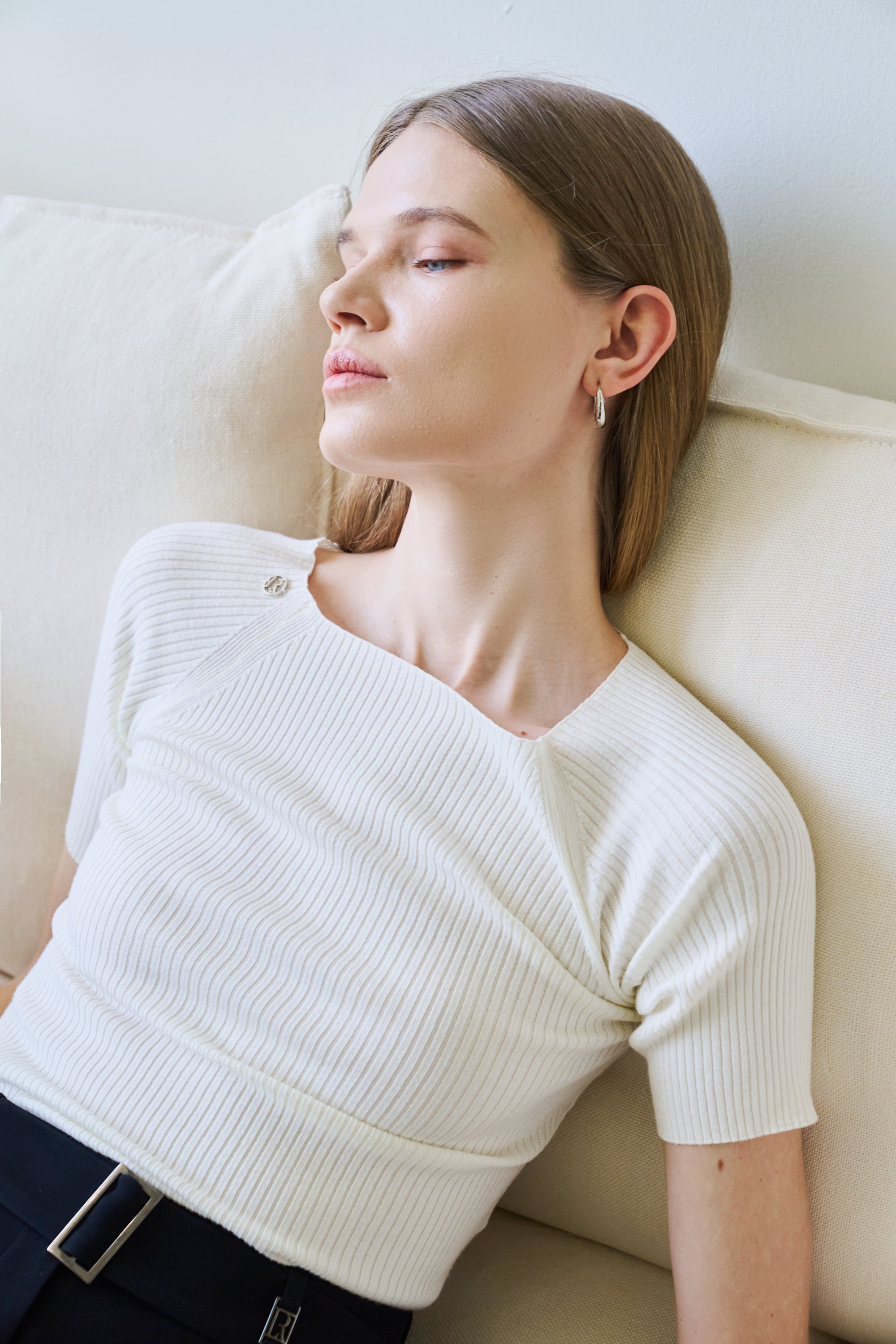2WAY OFF-SHOULDER KNIT_NOIR