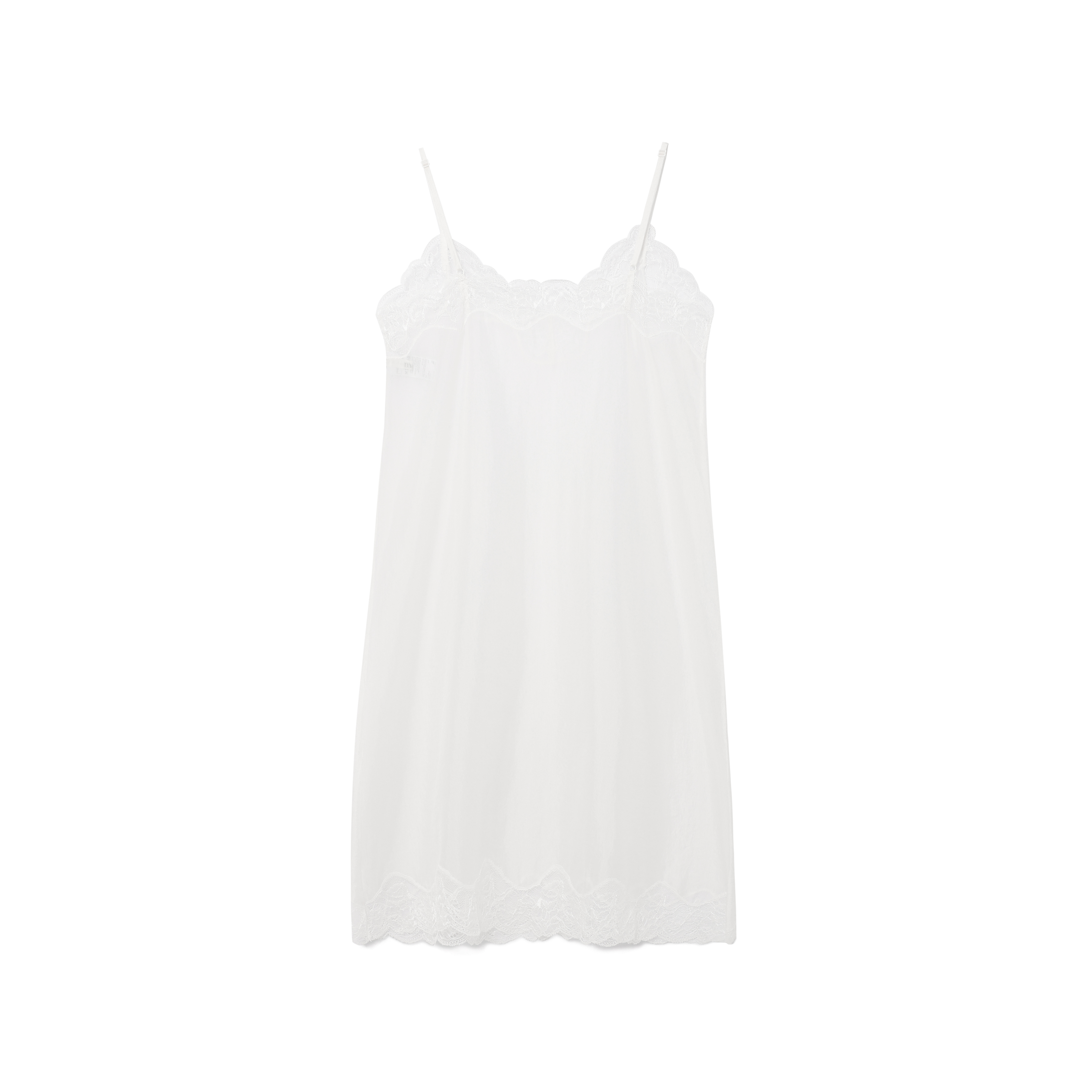 MAIS, ROBE TRANSPARENTE_BLANC