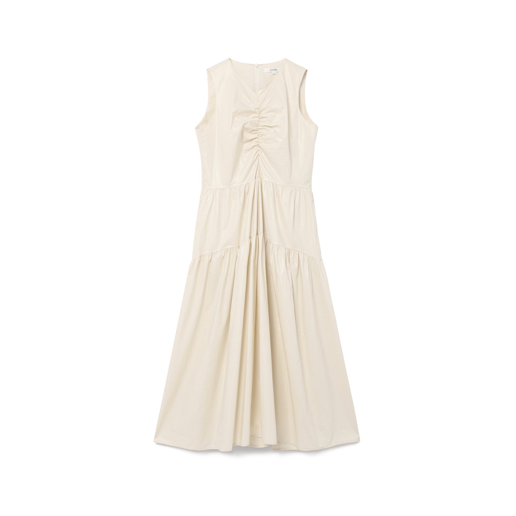 SHINING SLEEVELESS DRESS_IVORY