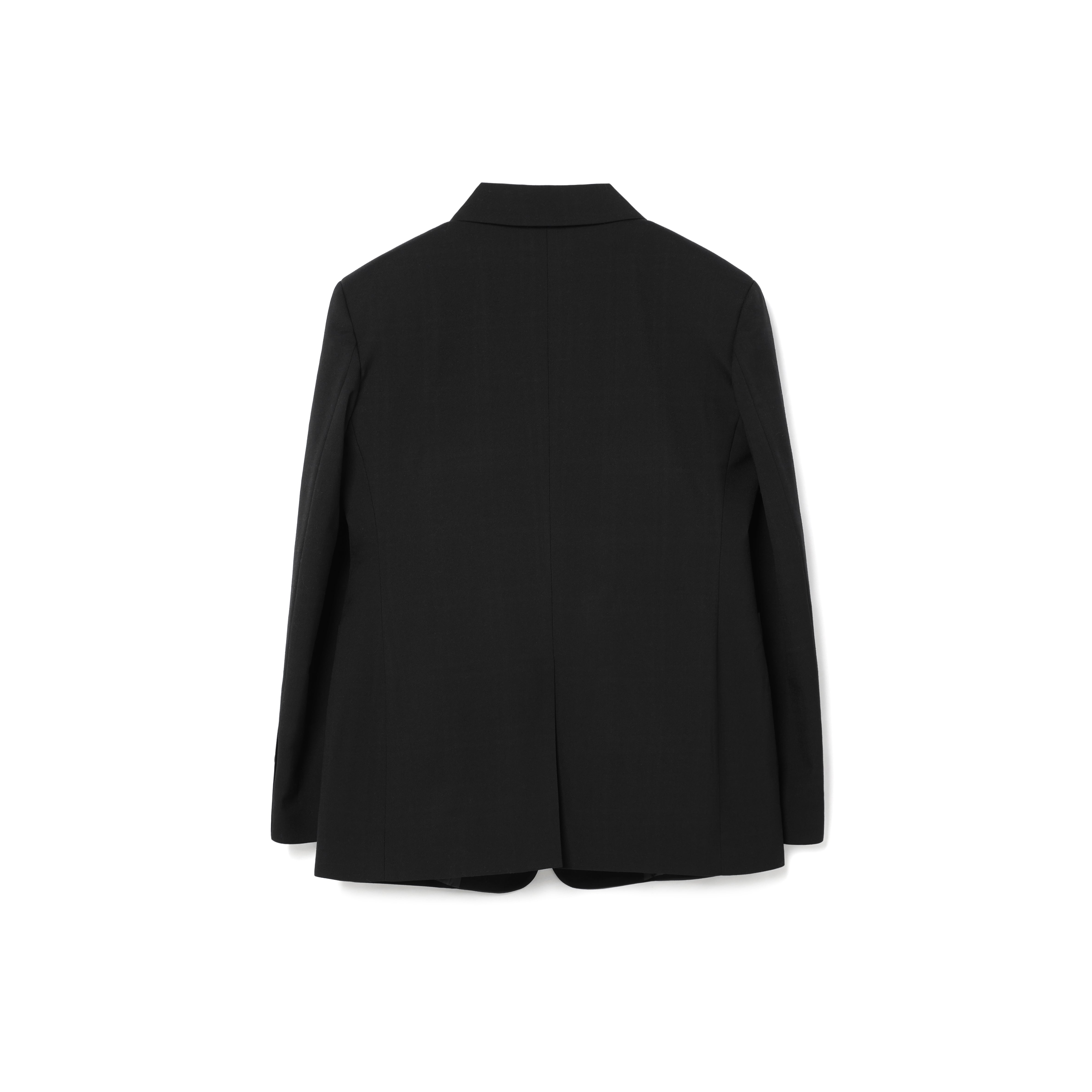 CLASSIC WOOL OUT POCKET JACKET_BLACK