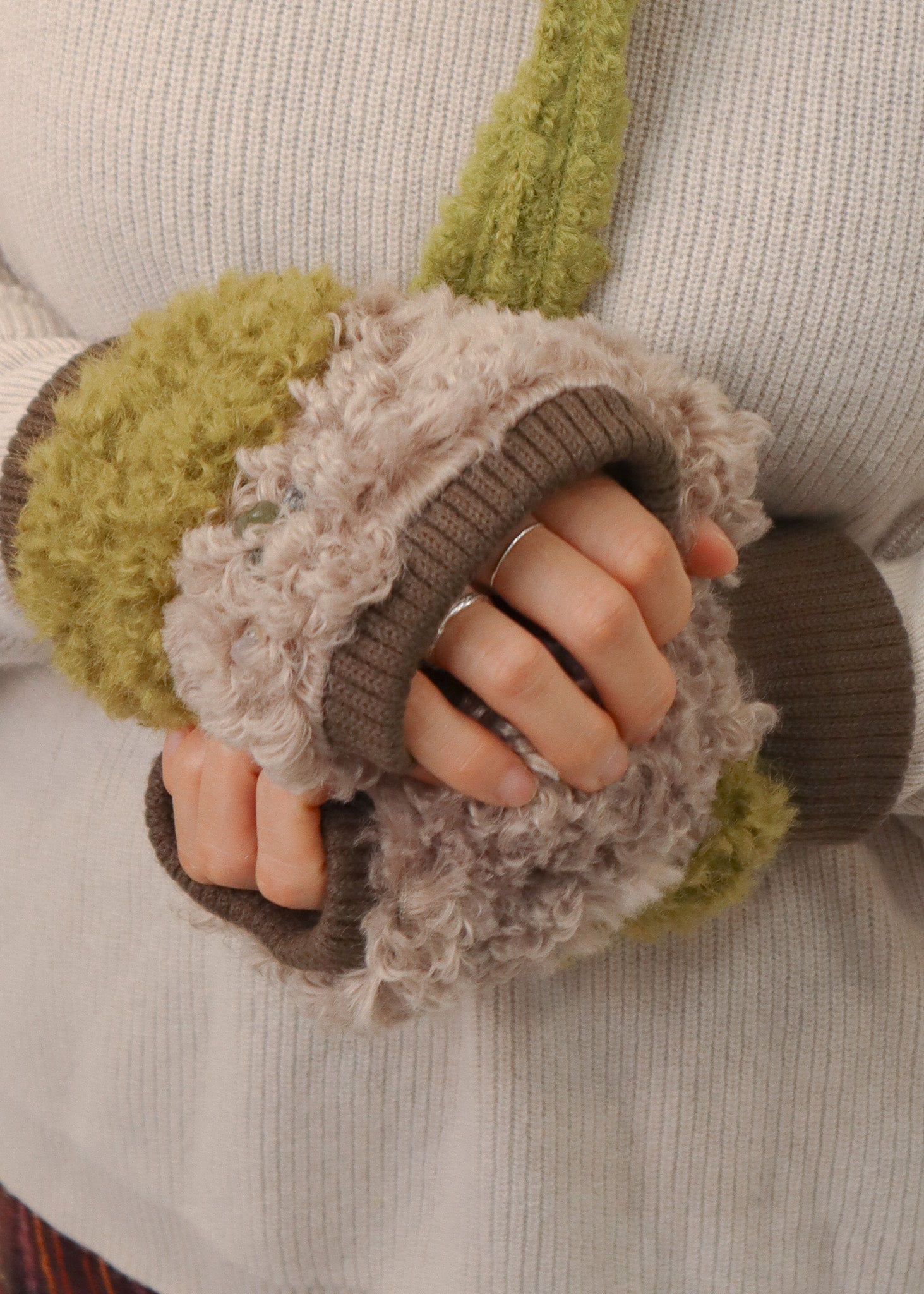 EKIETA EKLOVE GLOVE_BEIGE