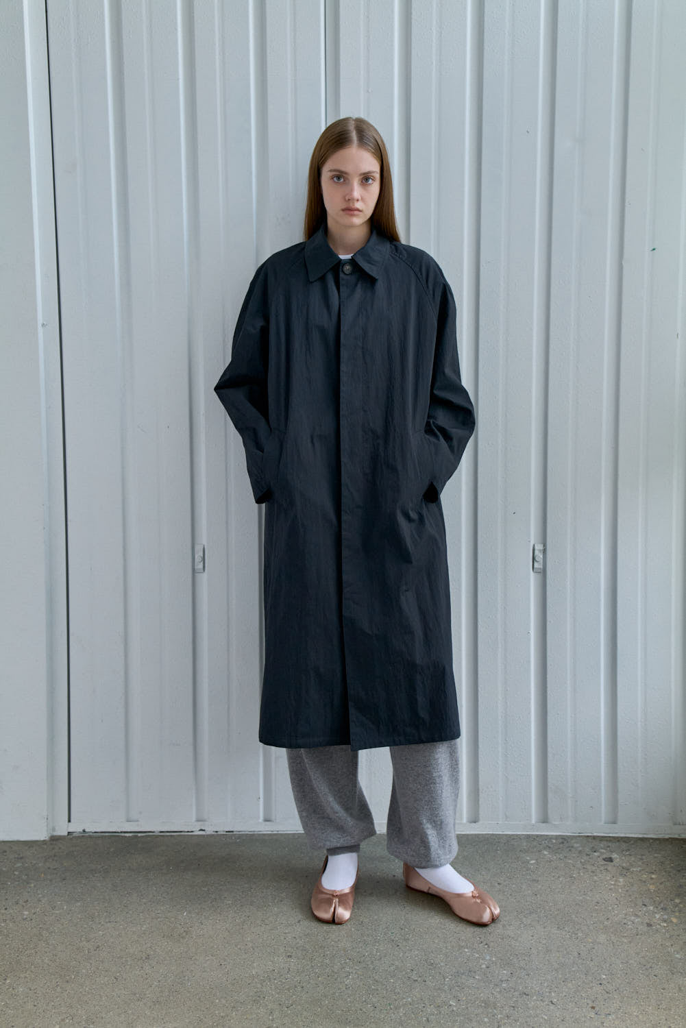 CLASSIC TRENCH COAT_DEEP NAVY