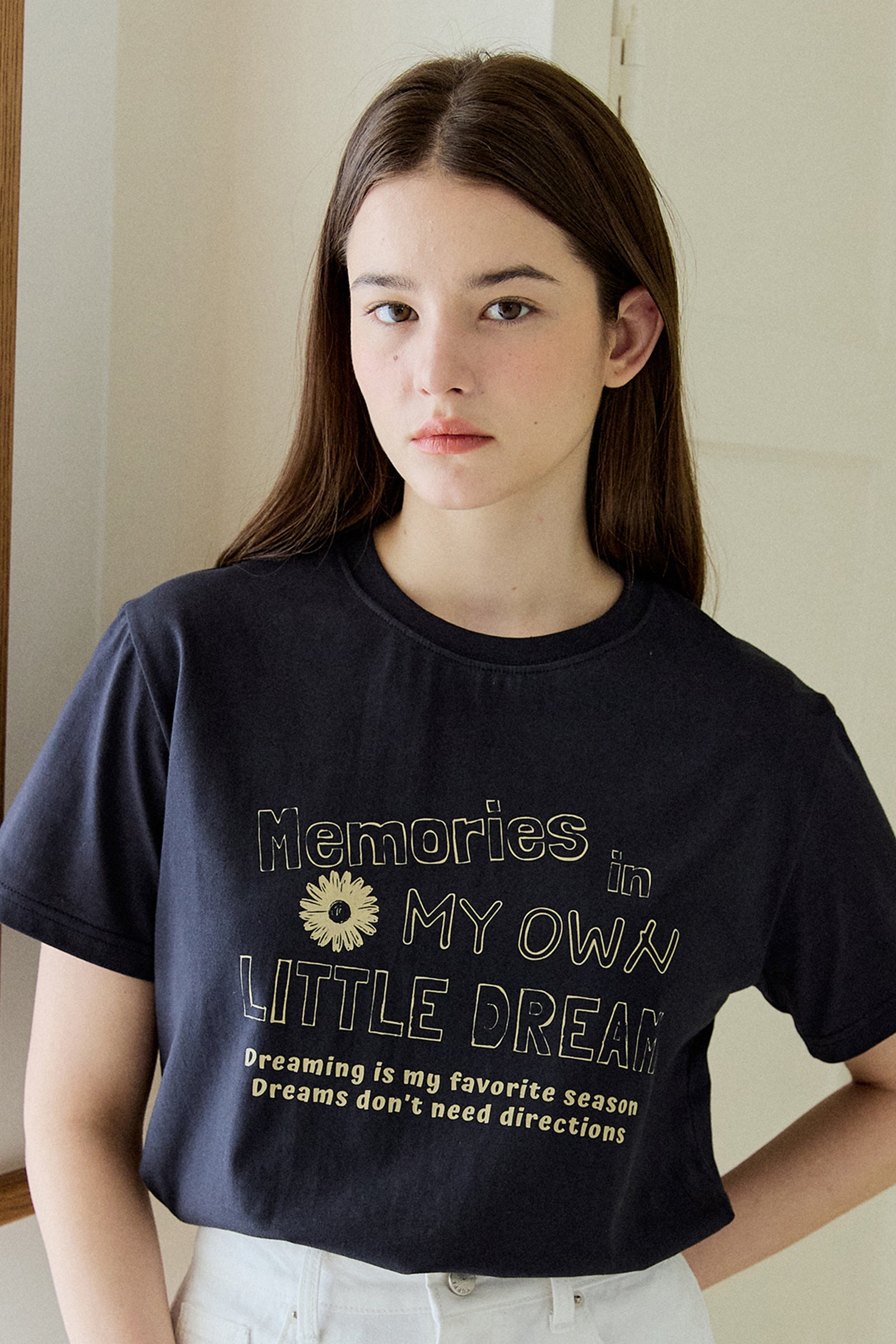 MEMORIES PRINT T-SHIRT_CHARCOAL