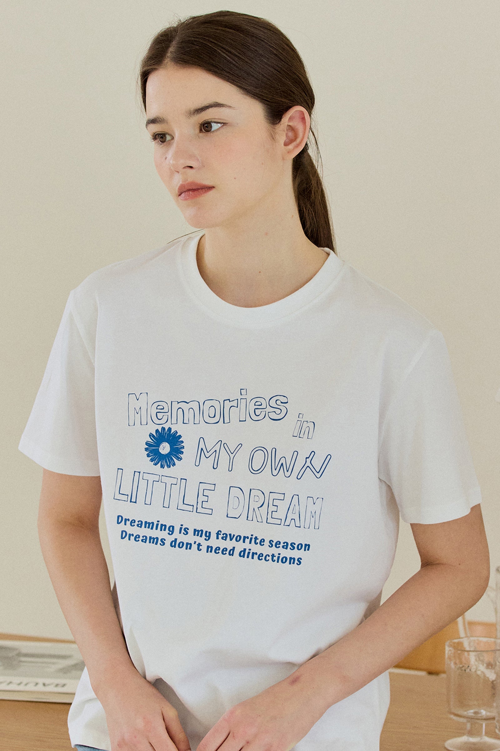 MEMORIES PRINT T-SHIRT_WHITE