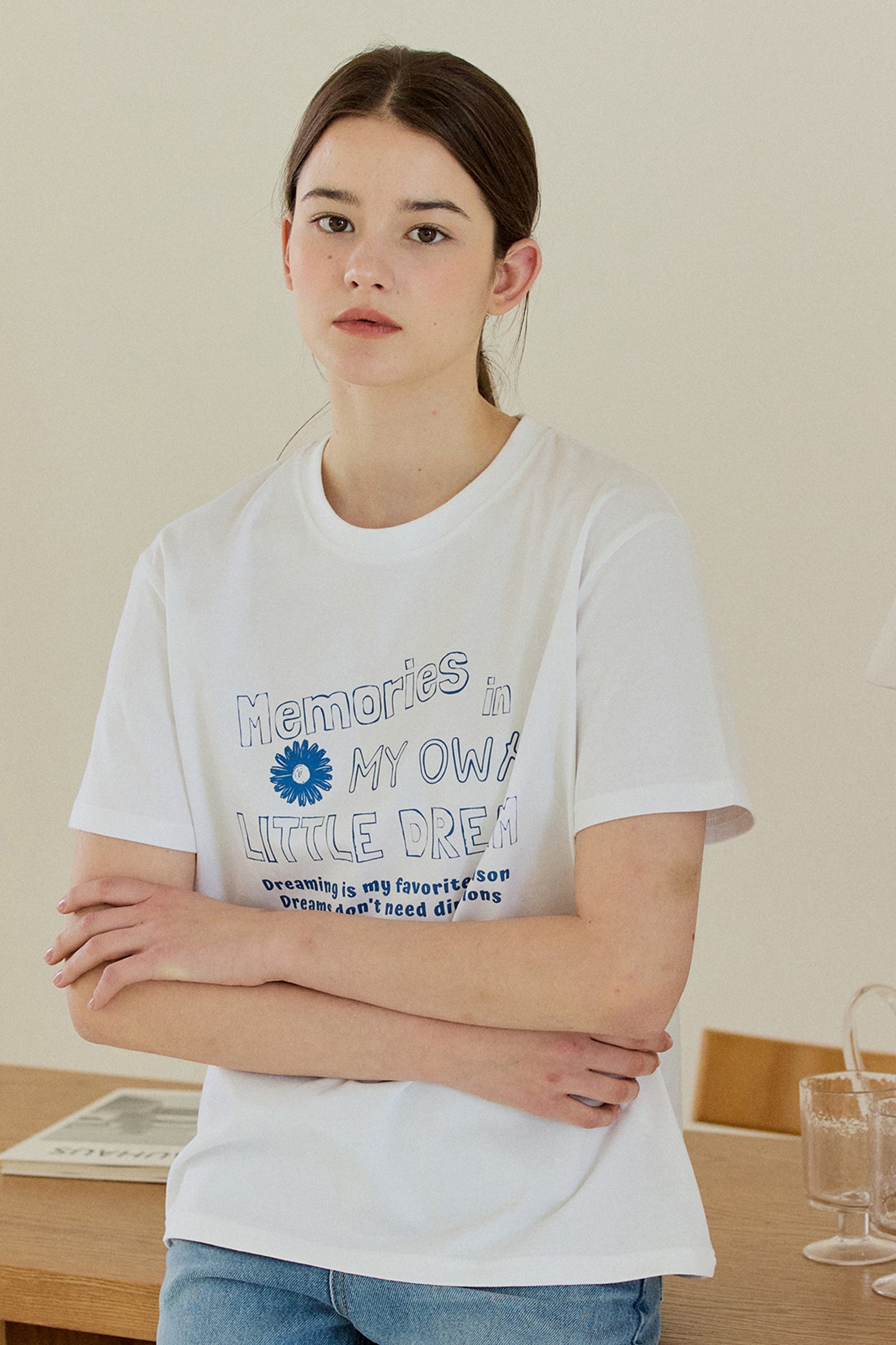 MEMORIES PRINT T-SHIRT_WHITE