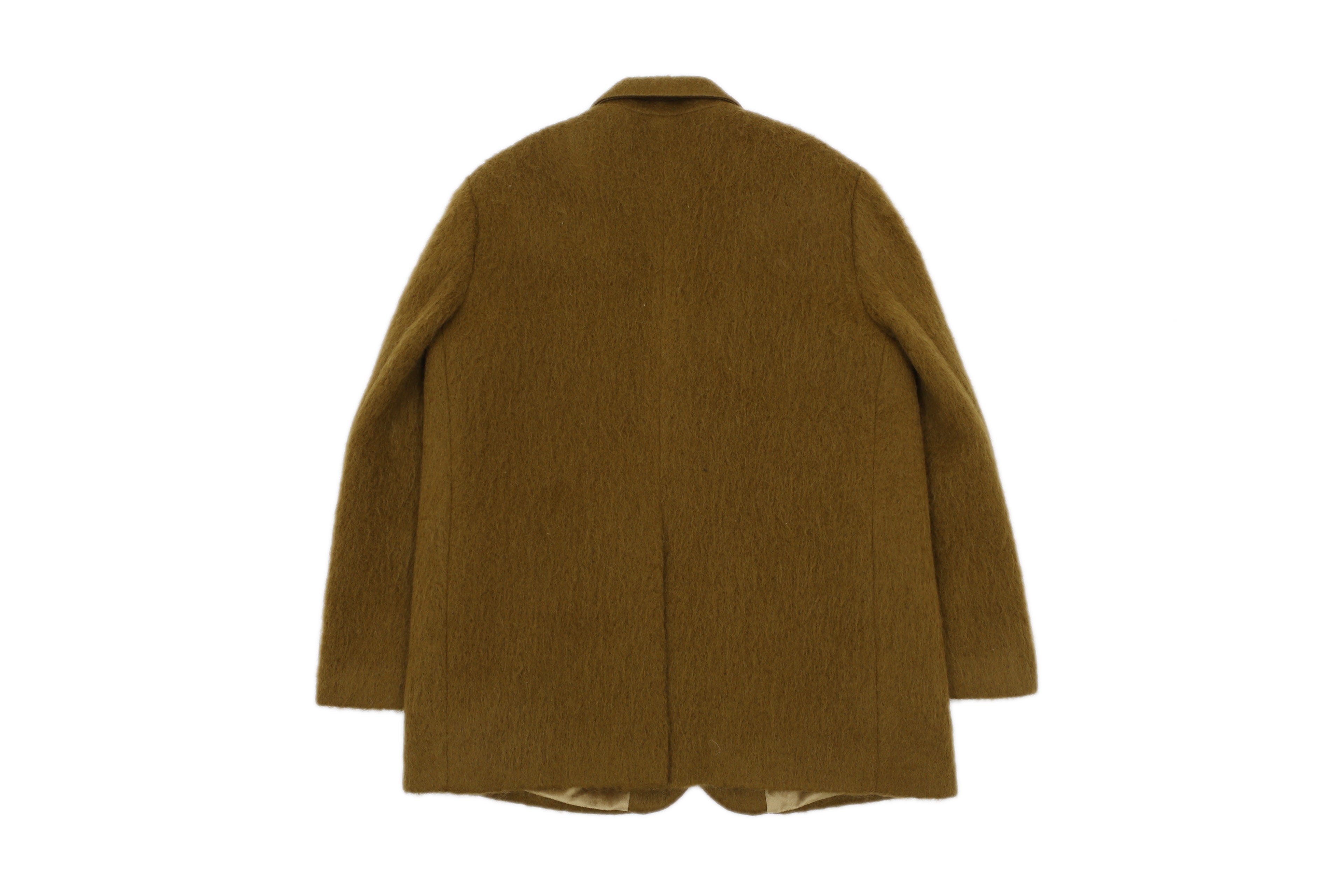 MOHAIR WOOL JACKET_MARRON