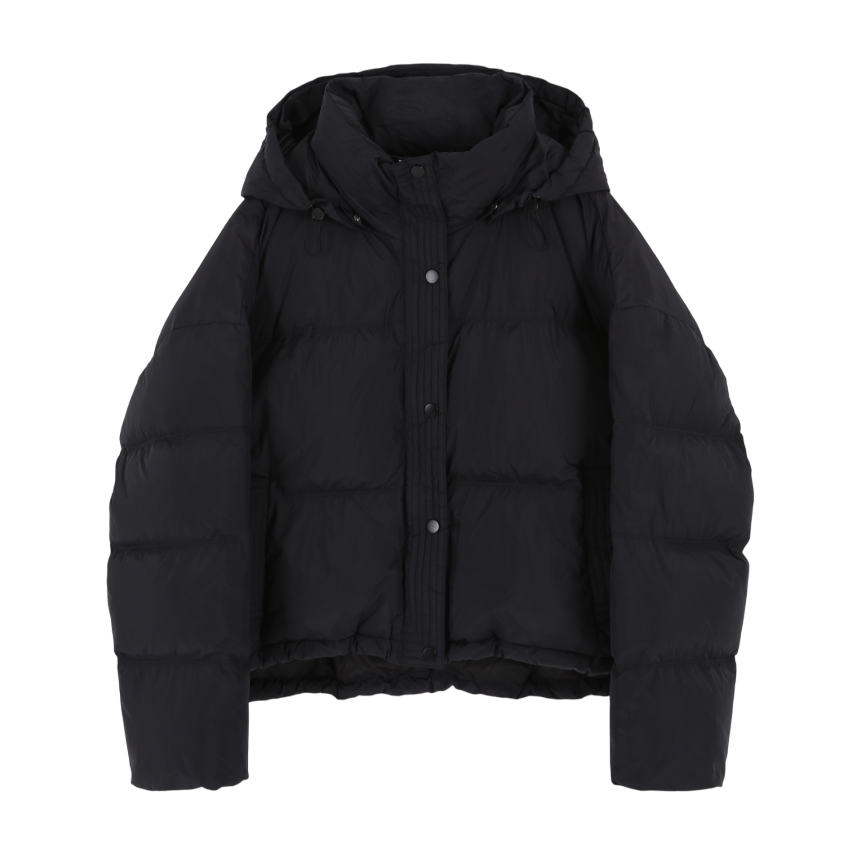 DOUDOUNE NUAGE EN DUVET DE CANARD_NOIR