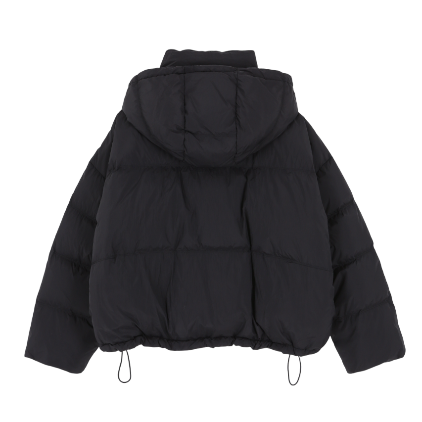 DOUDOUNE NUAGE EN DUVET DE CANARD_NOIR